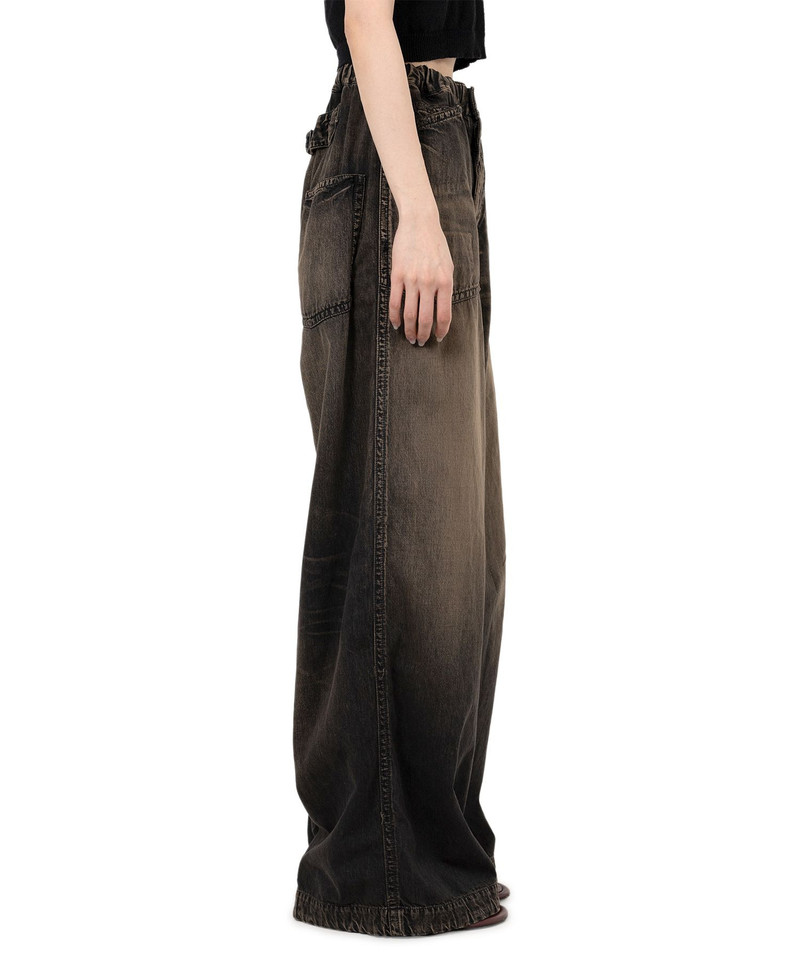 Light Denim Wide Pants 6