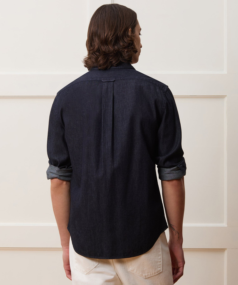 Denim Point Collar Shirt 3
