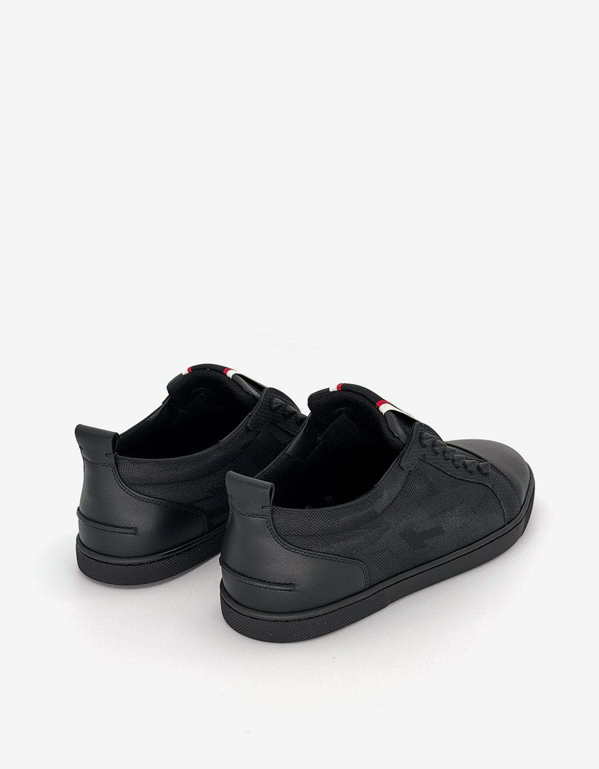 Christian Louboutin F.A.V Fique A Vontade Germoetric Black Trainers - 7