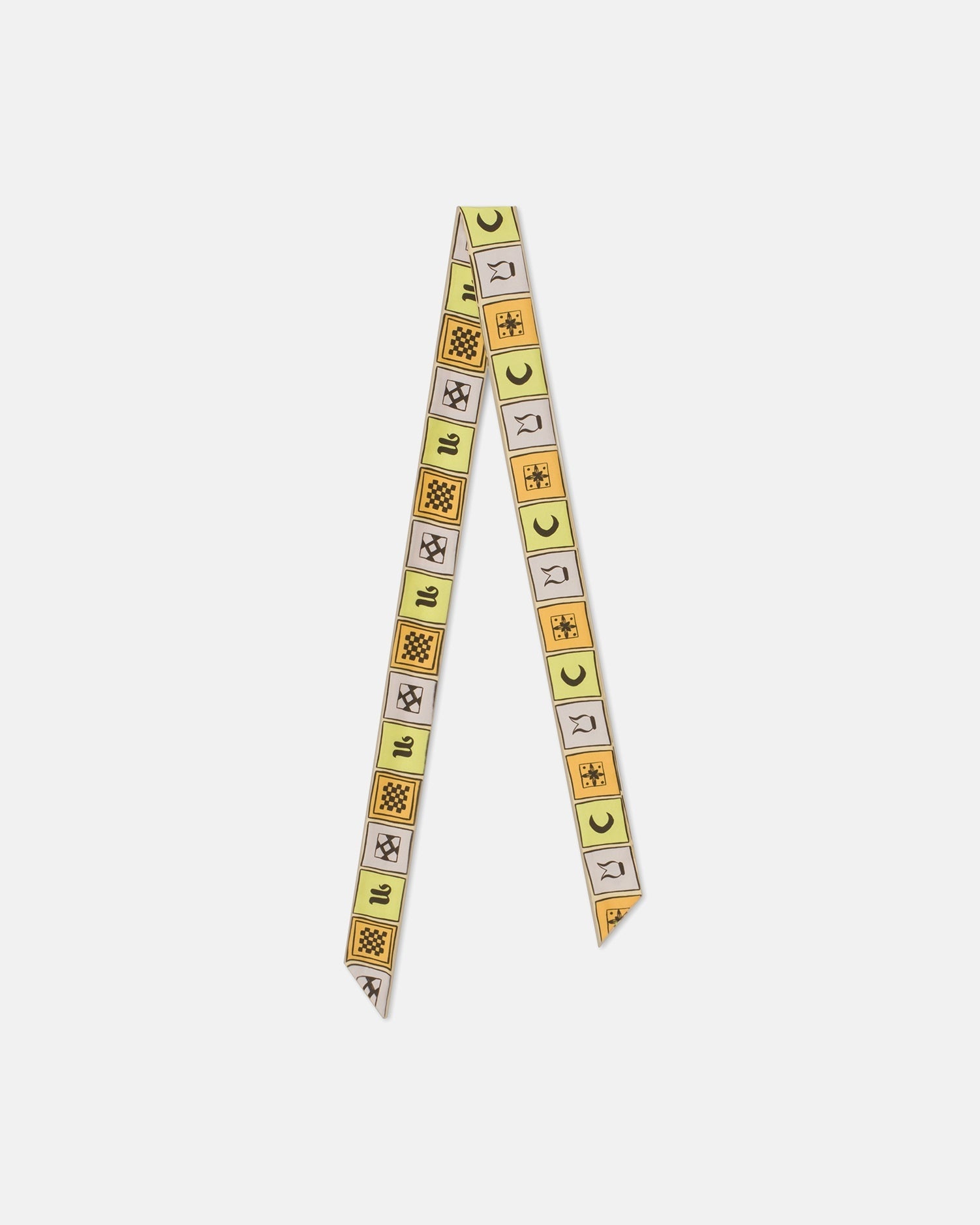 Printed Silk-Twill Scarf - 1
