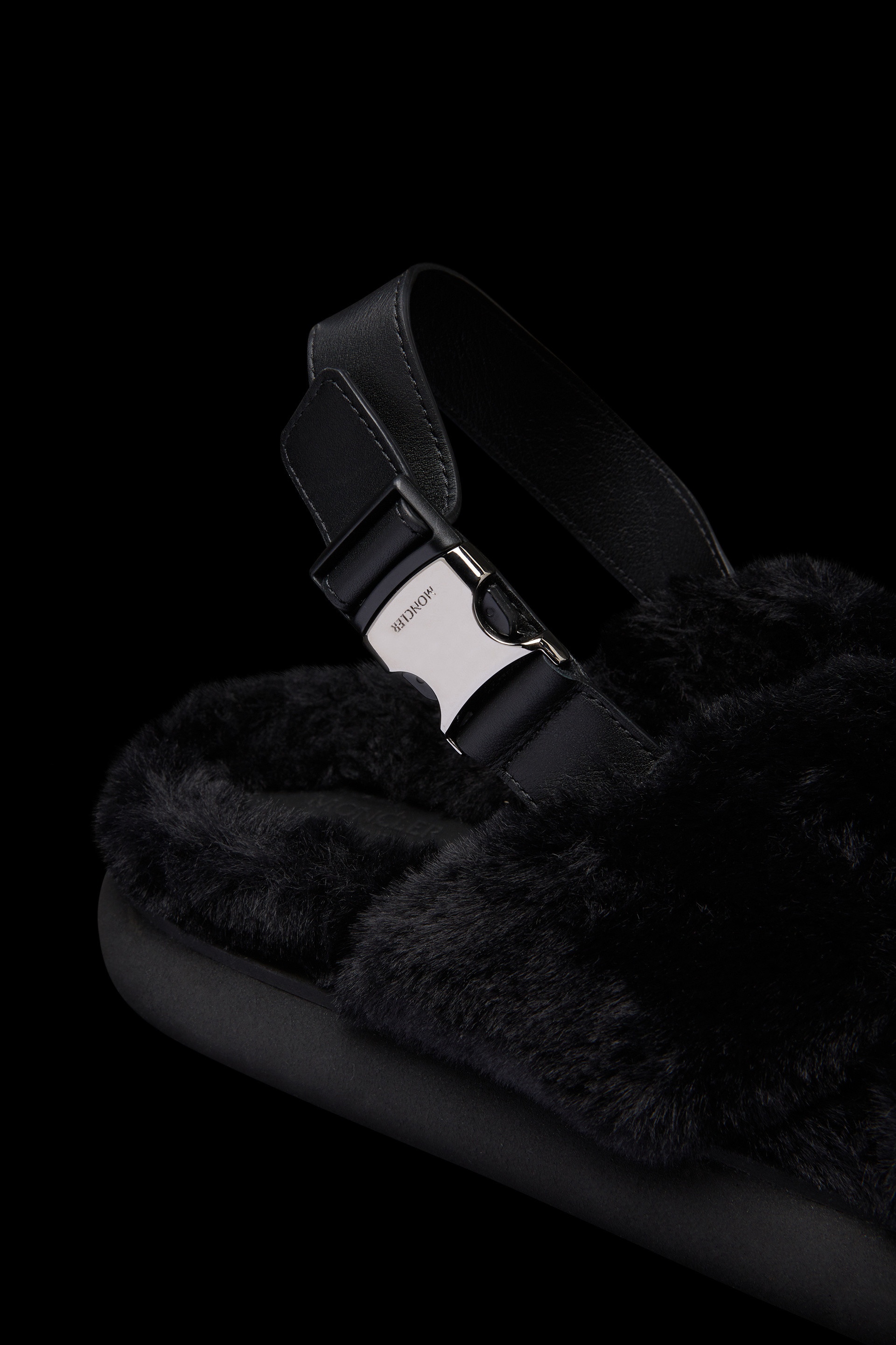 Solarisse Faux Fur Sandals - 4