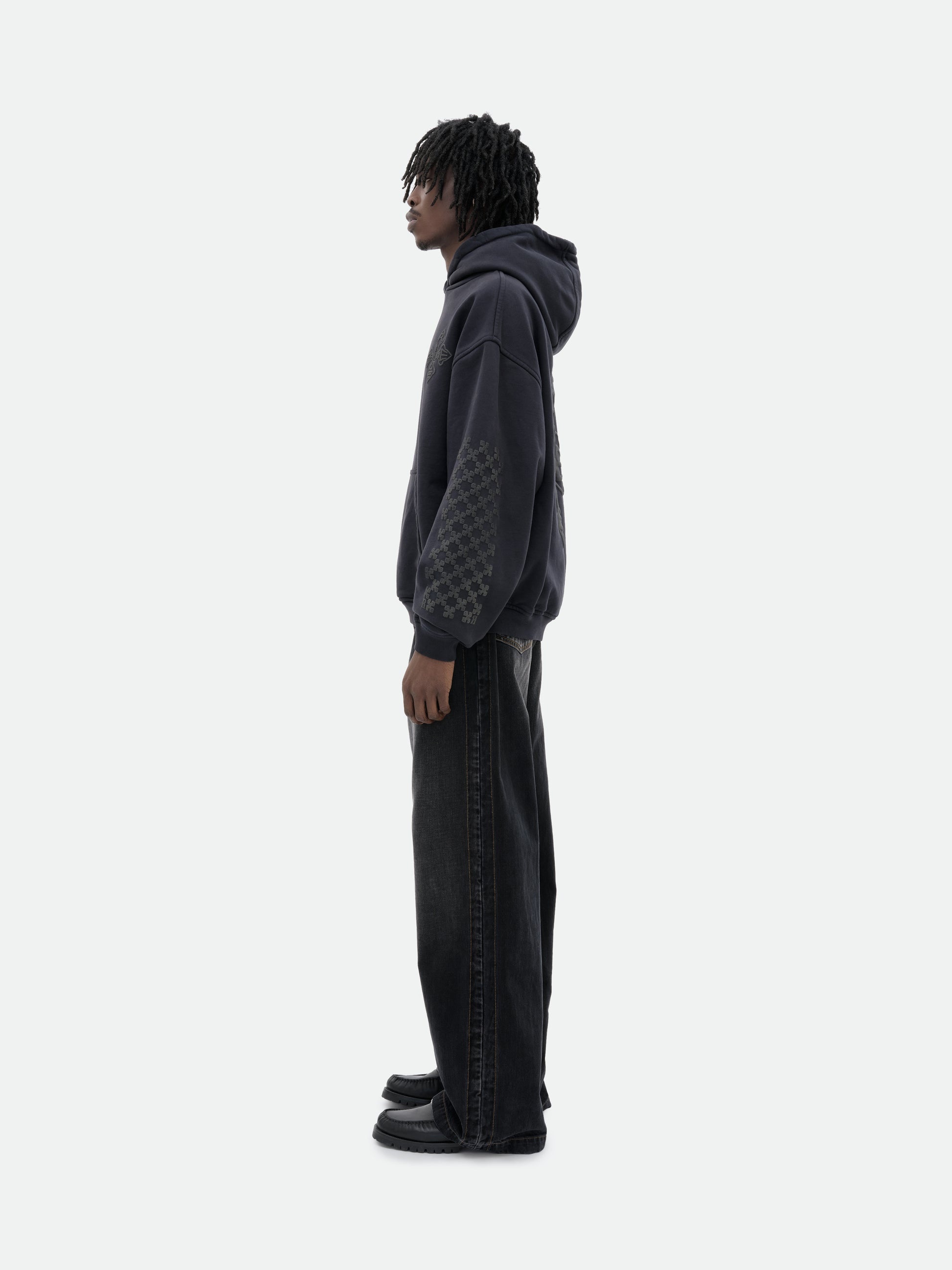 RHUDE CROSS LOGO HOODIE - 6