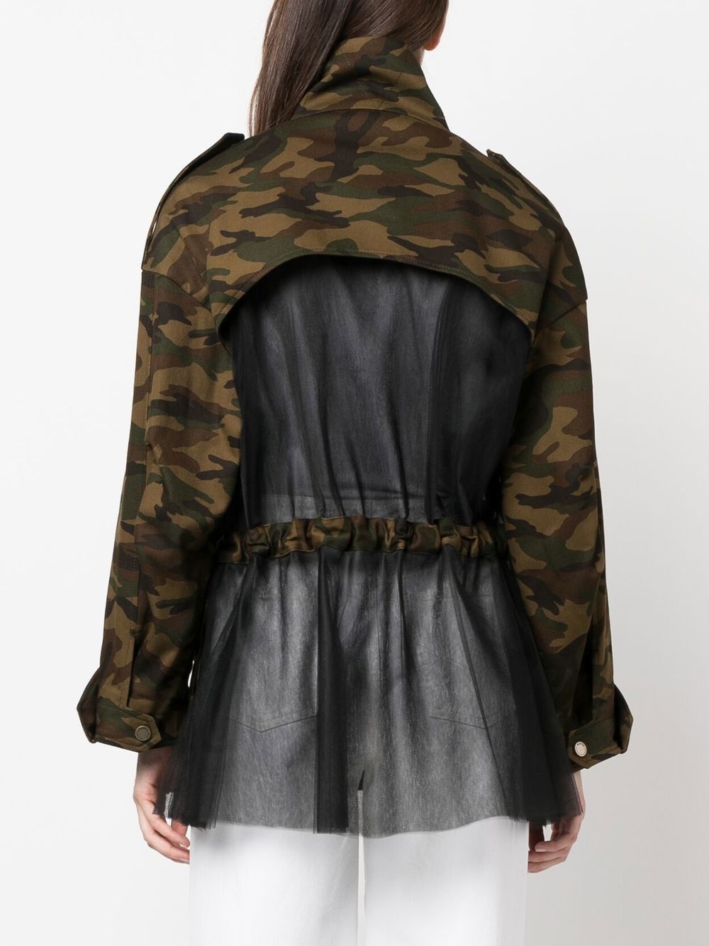 deconstructed camouflage jacket - 4