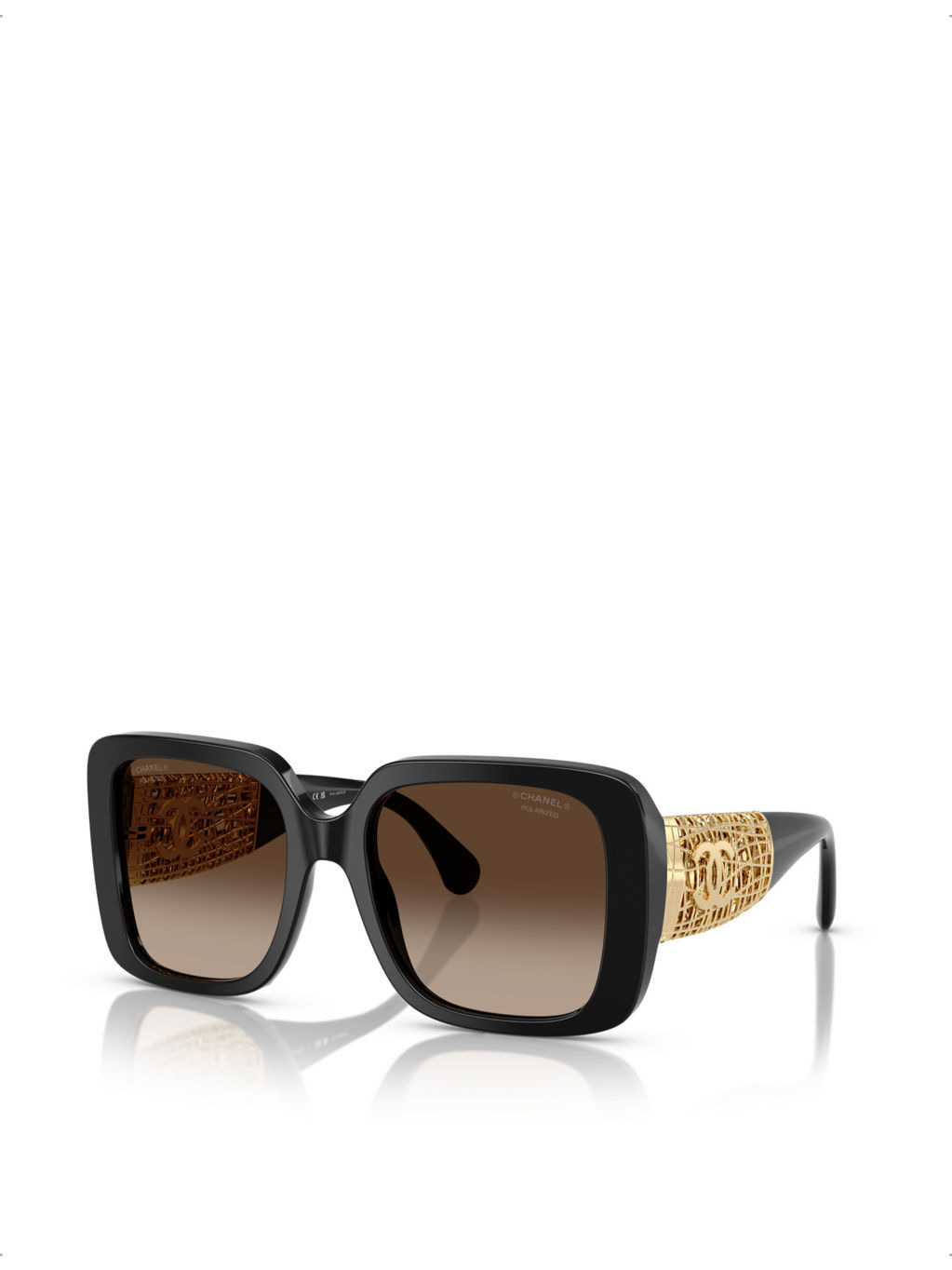 CH5532 Polarised Square-Frame Acetate Sunglasses - 2