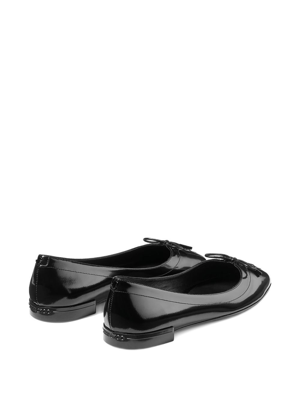 Scarlett lace-up bow ballerina flats - 3