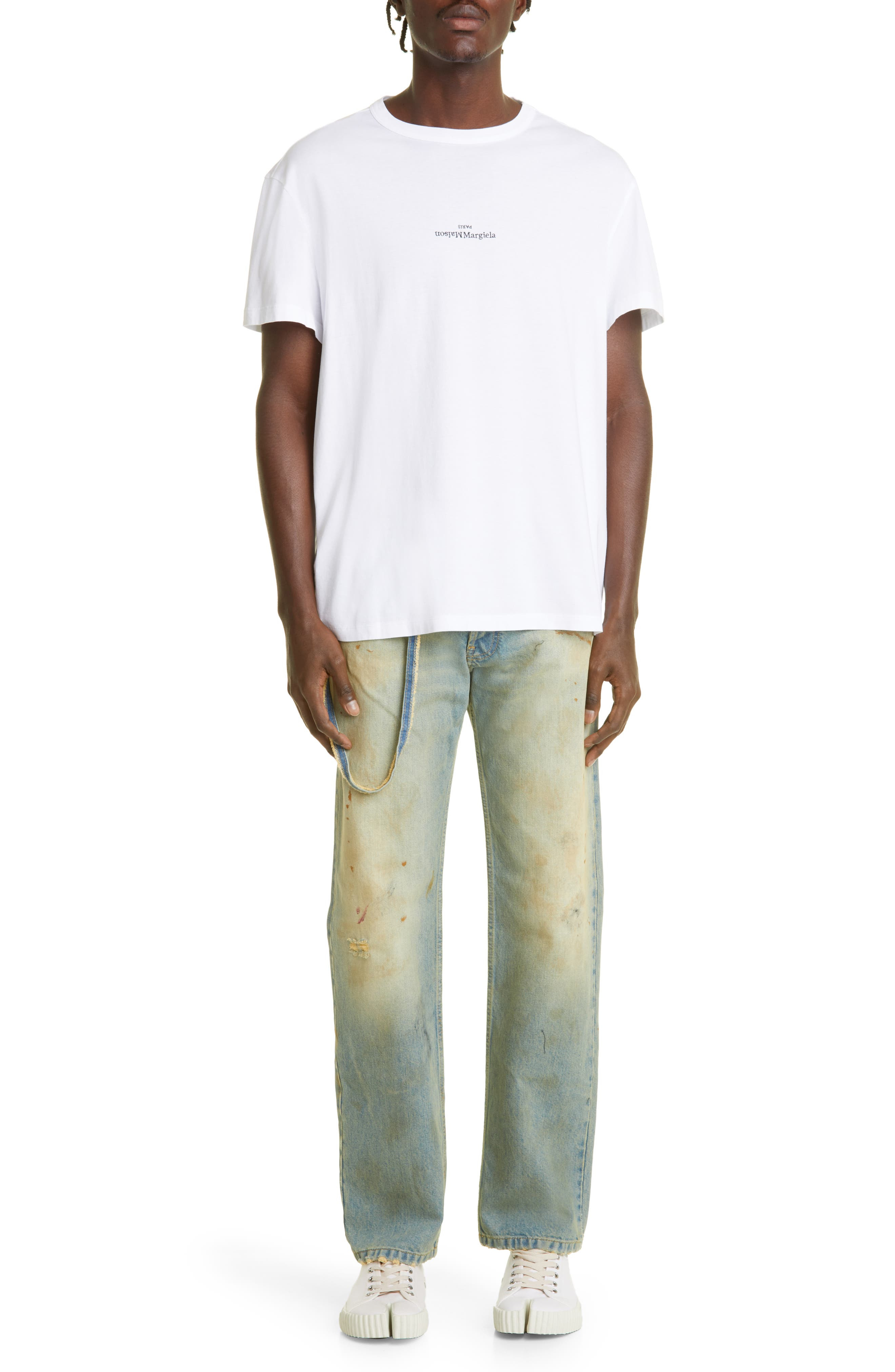 Upside Down Cotton Logo T-Shirt - 2