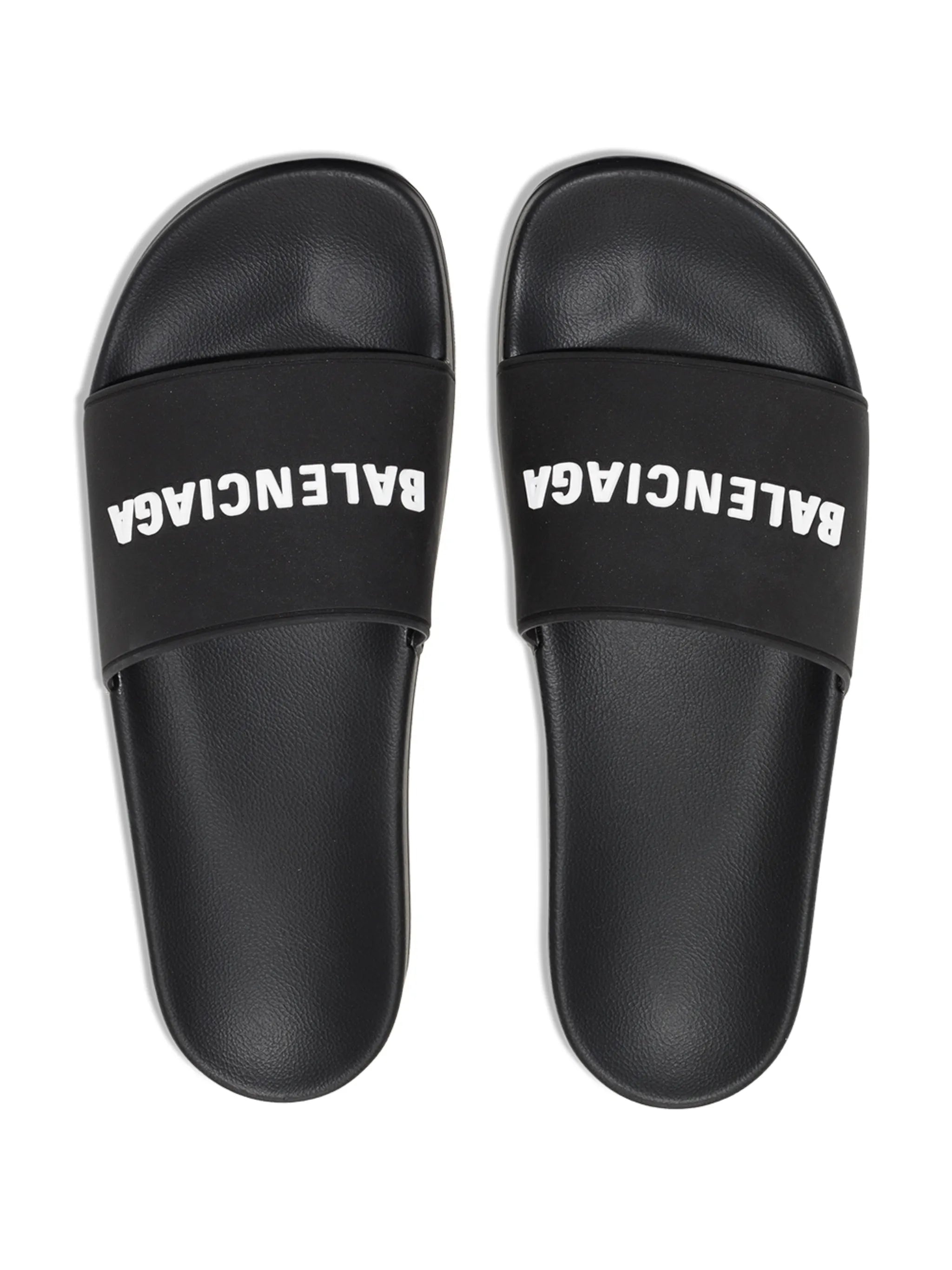 Balenciaga Logo-embossed Pool Slides - 2