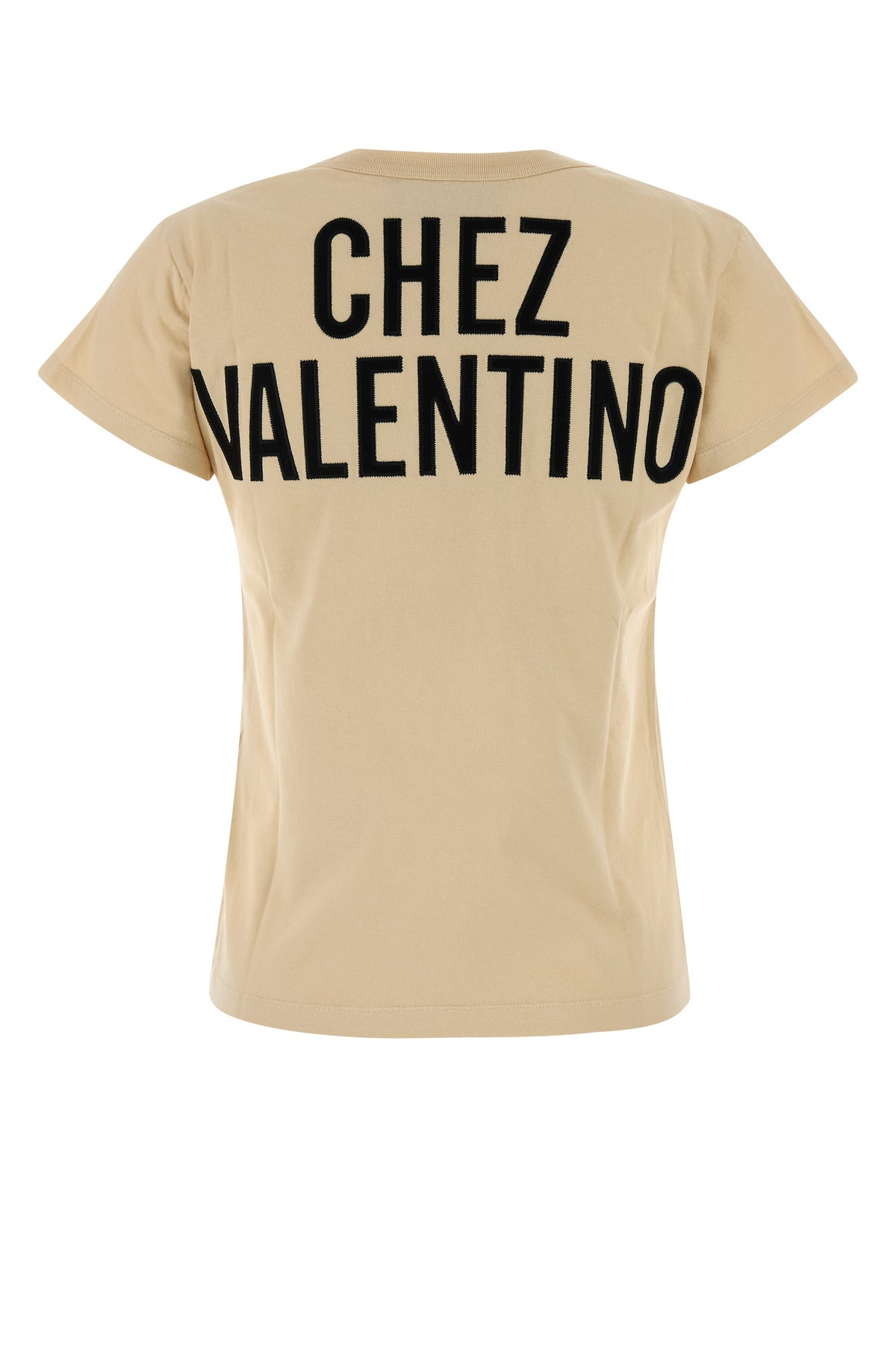 Cream cotton t-shirt - 2