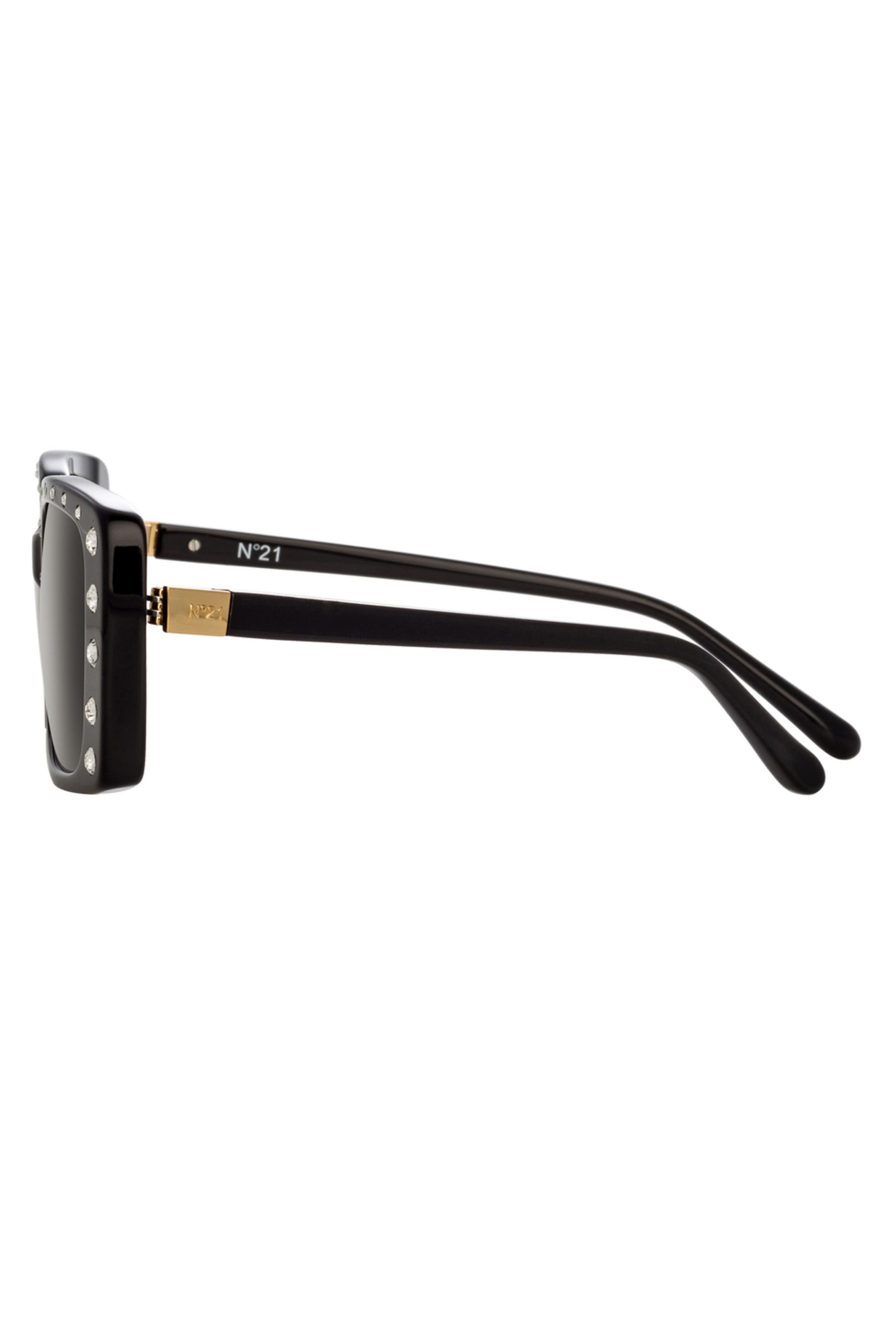 CRYSTAL-EMBELLISHED SQUARE SUNGLASSES - 3