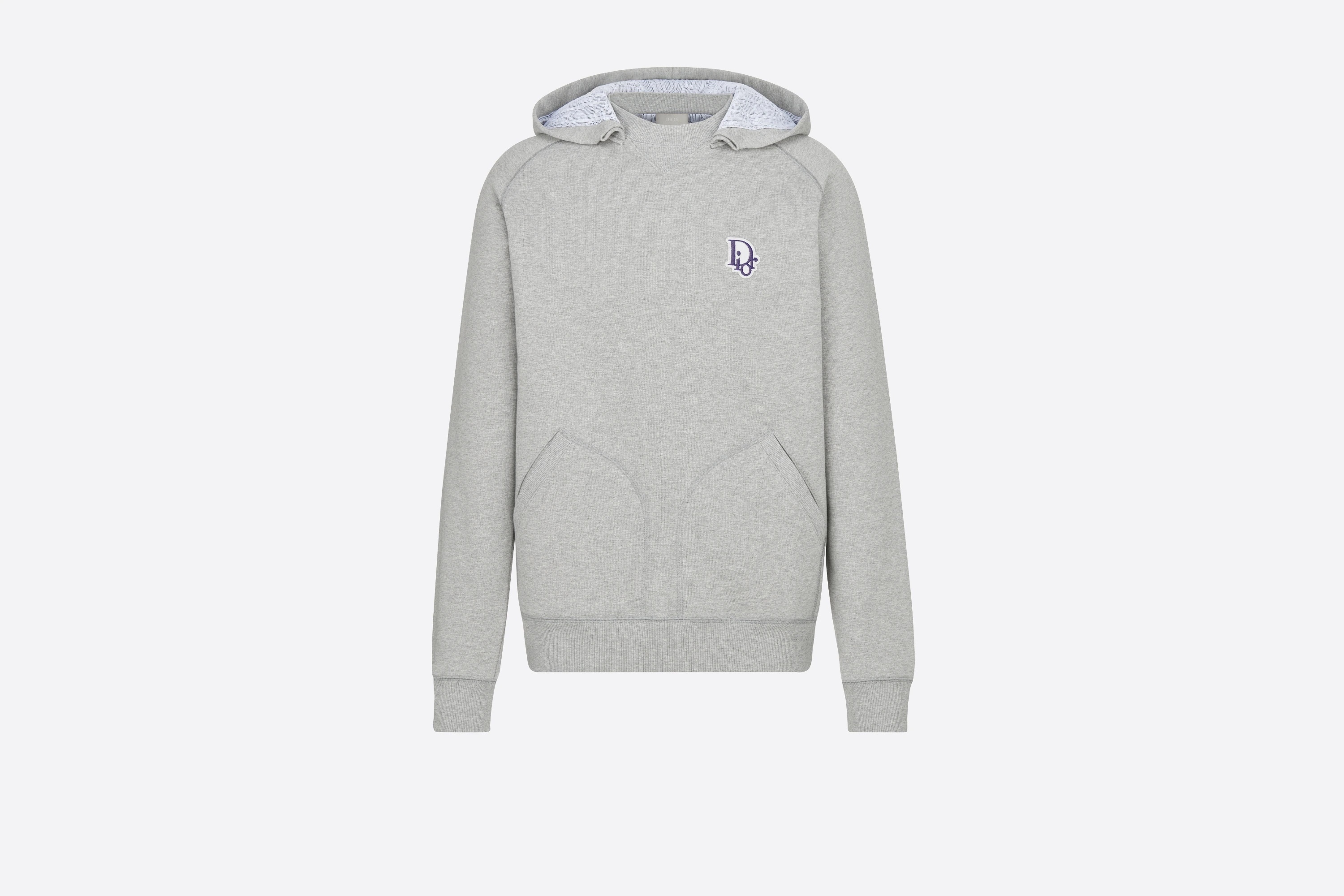 Oversized Dior Oblique Hooded Sweatshirt - 1