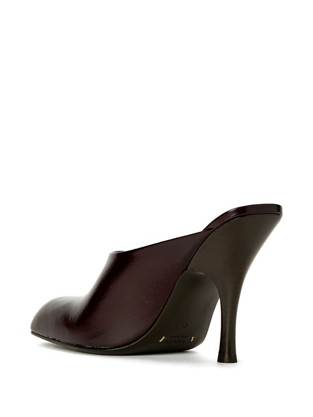100mm Colt square-toe heeled mules - 3