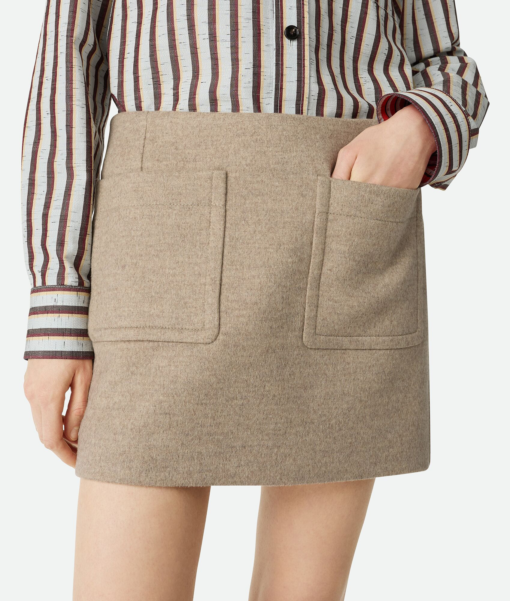 Wool And Cashmere Skirt - 5