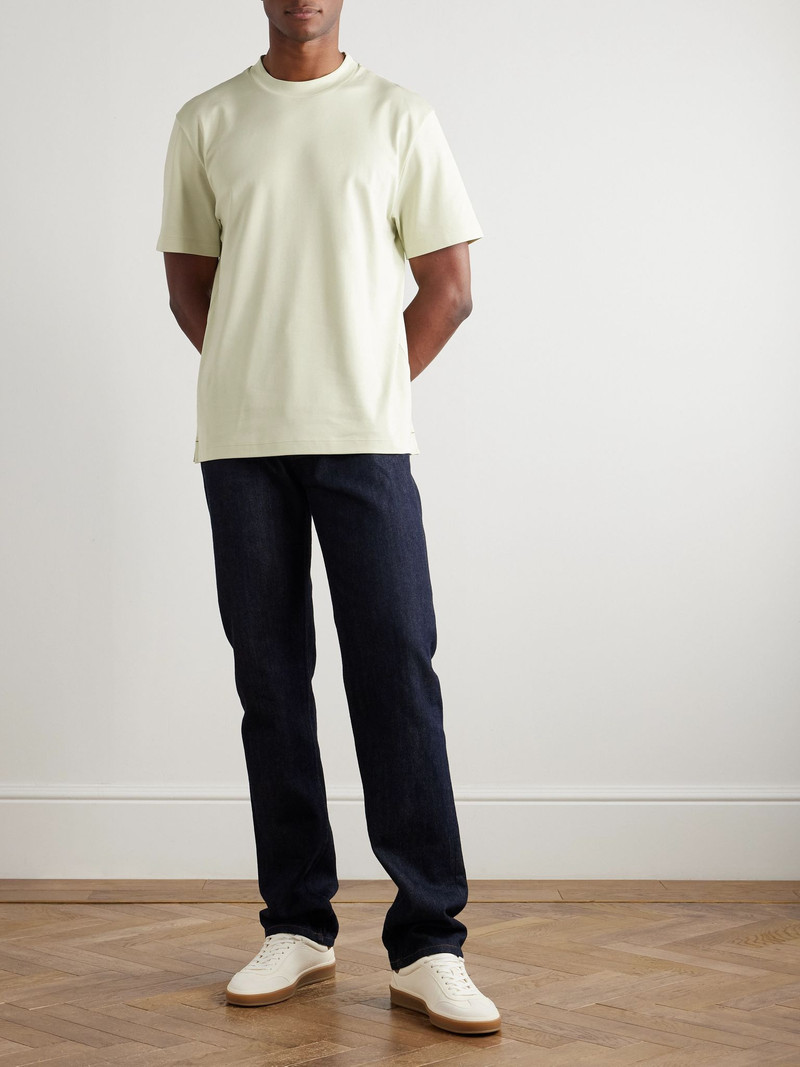 Loro Piana Cotton-Jersey T-Shirt Green outlook
