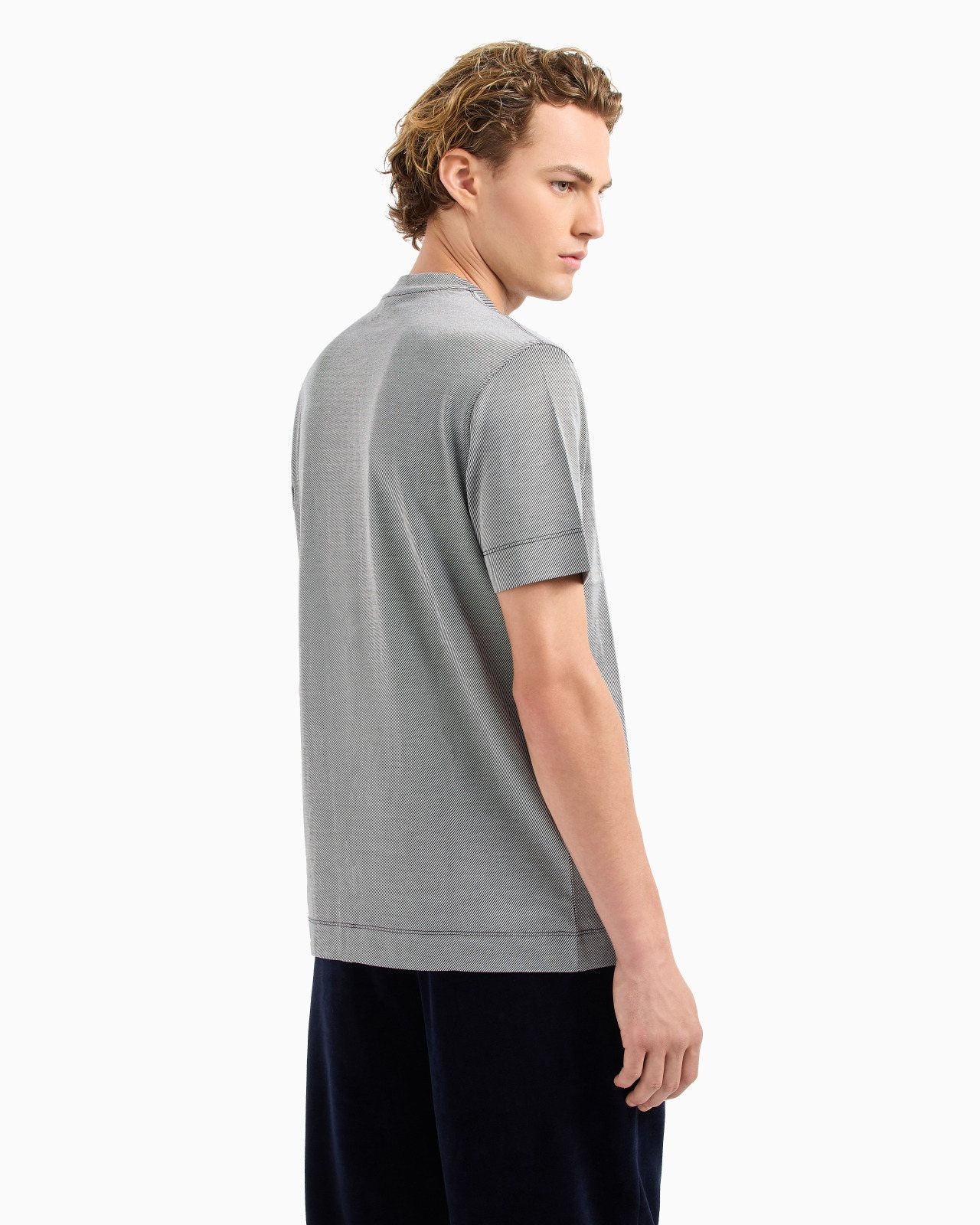 Striped T-shirt in ASV Lyocell-blend jersey - 3
