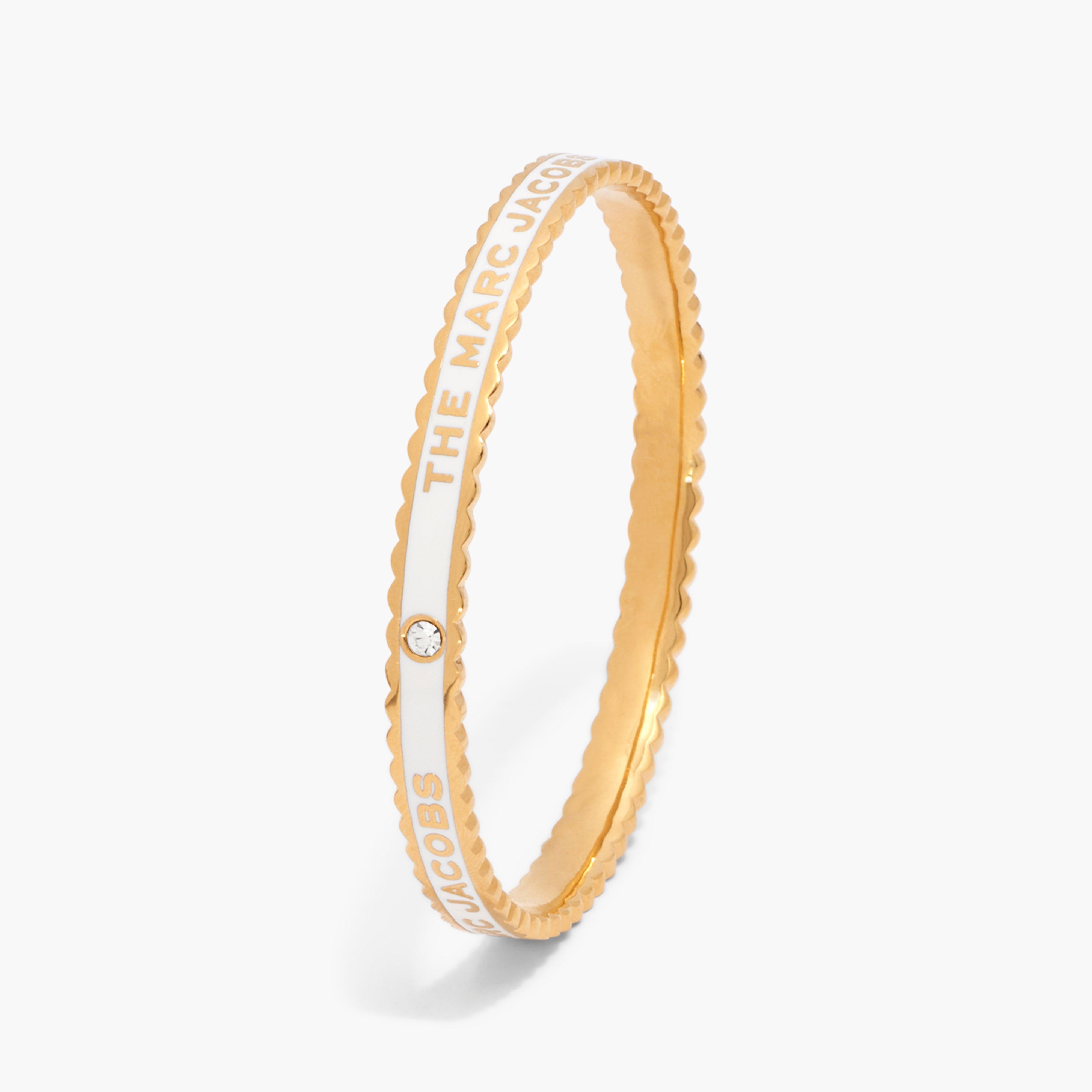 THE MEDALLION SCALLOPED BANGLE - 3