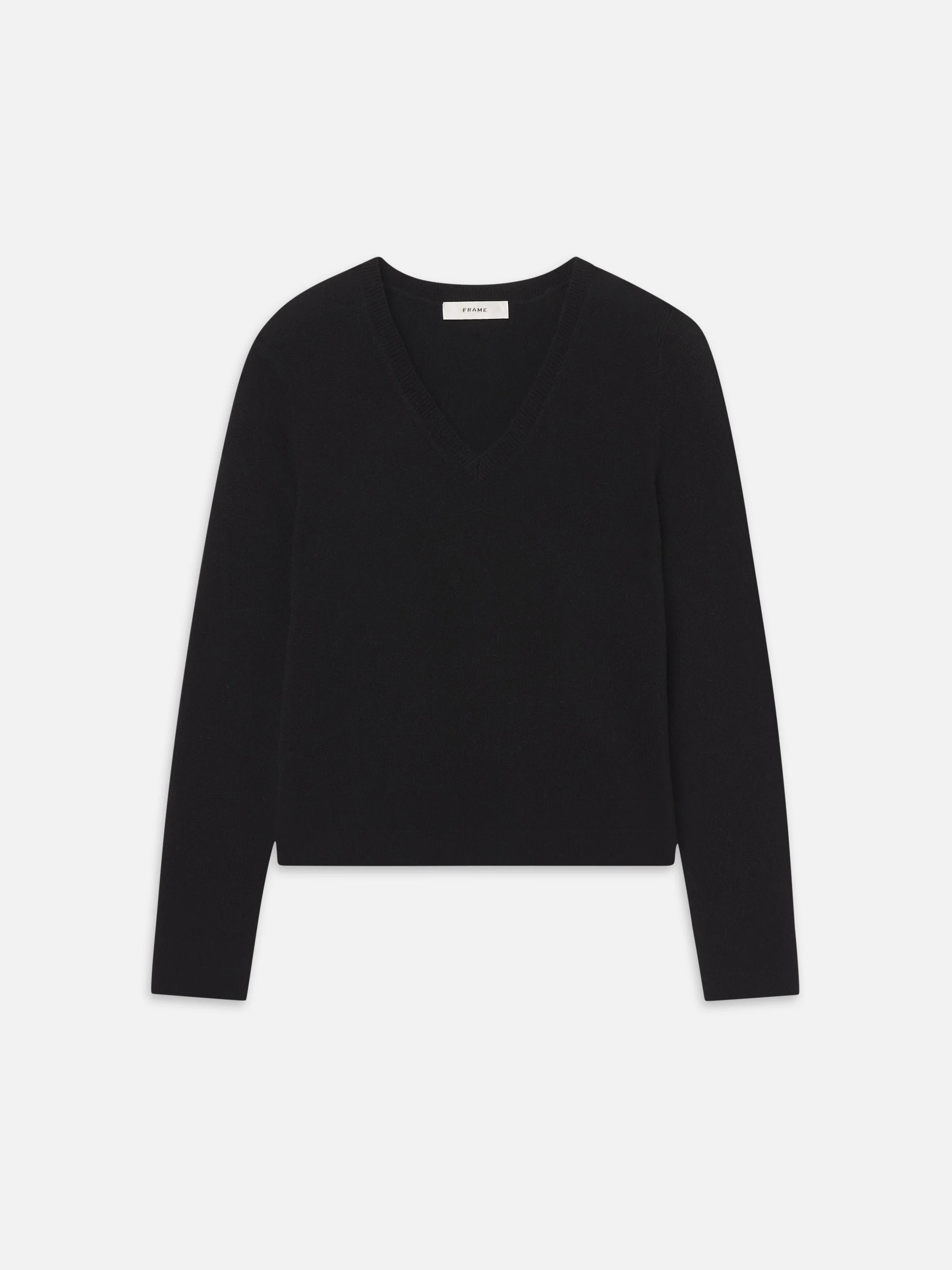 The Shrunken Cashmere V Neck - 1