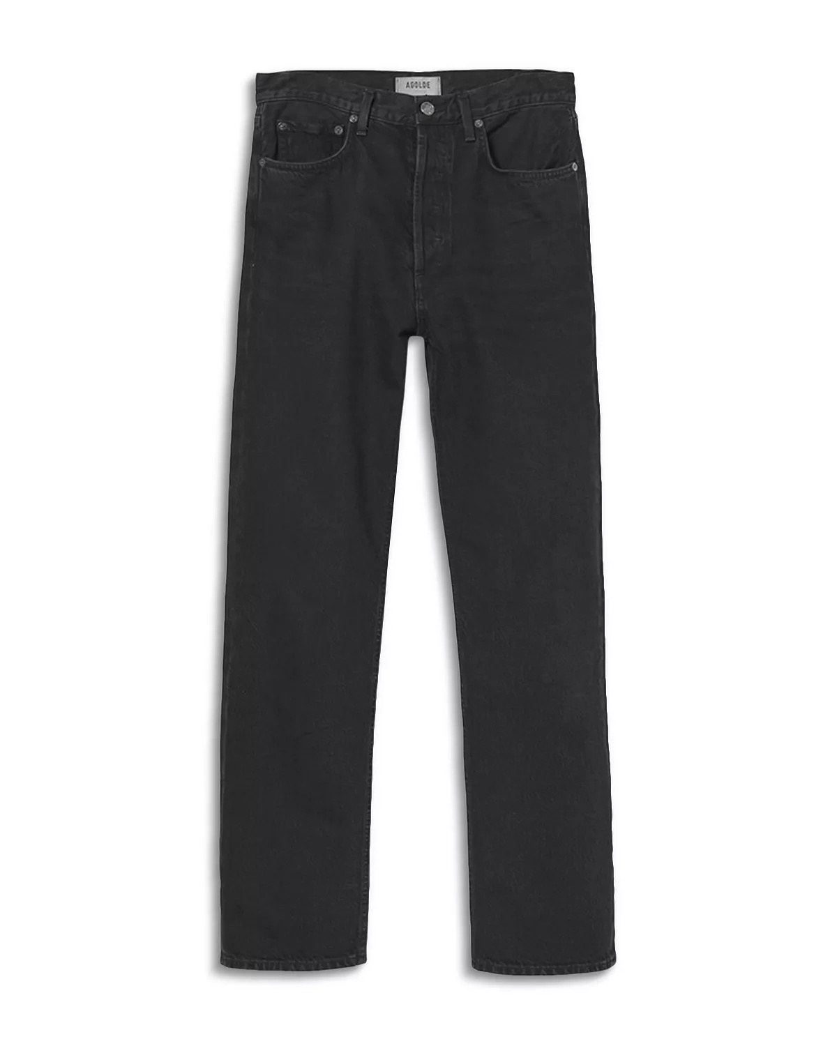 '90s Pinch Waist High Rise Straight Jeans in Crushed - 10