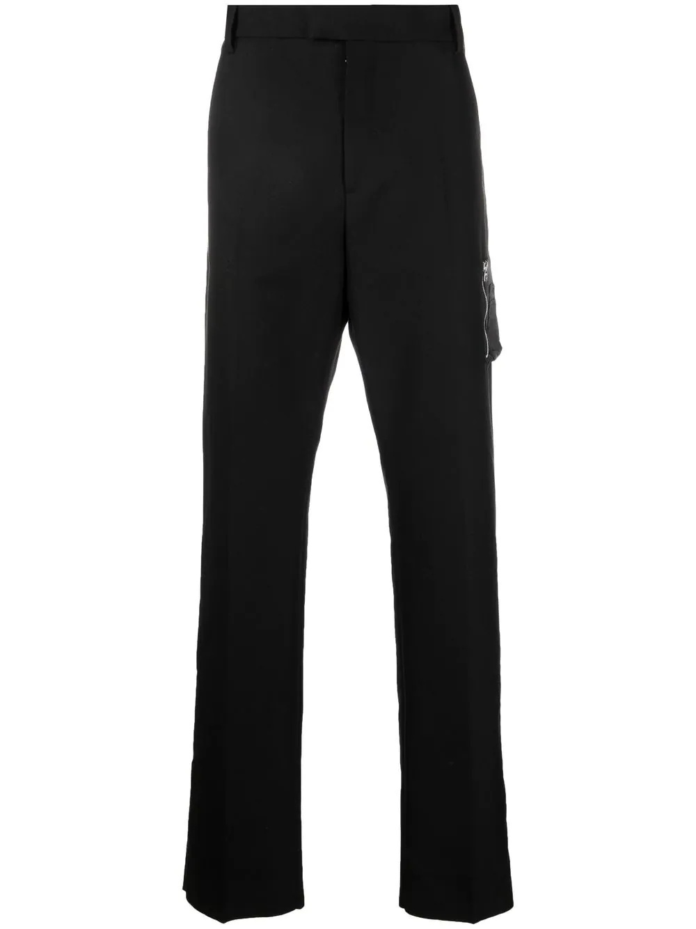 straight-leg cut trousers - 1