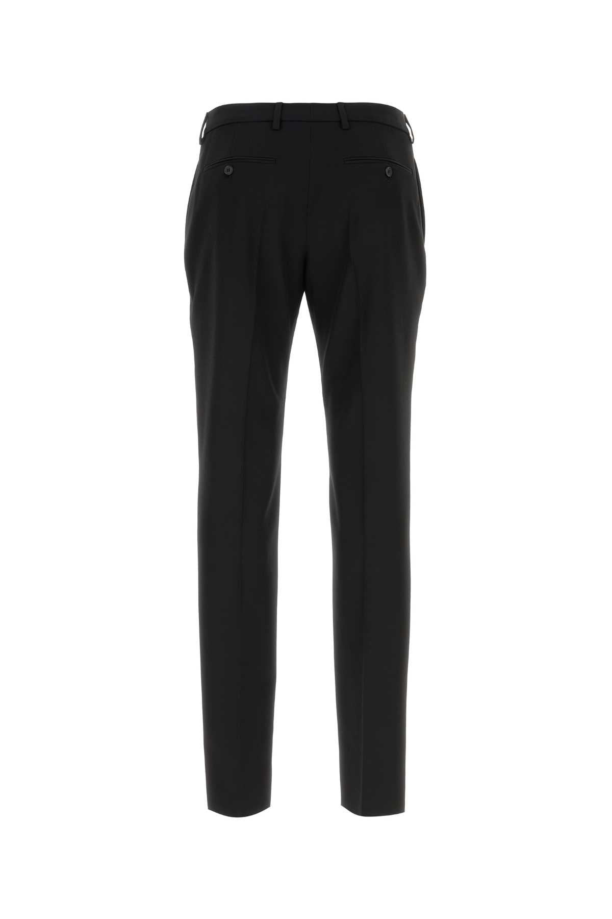 Saint Laurent Men Black Wool Pant - 2