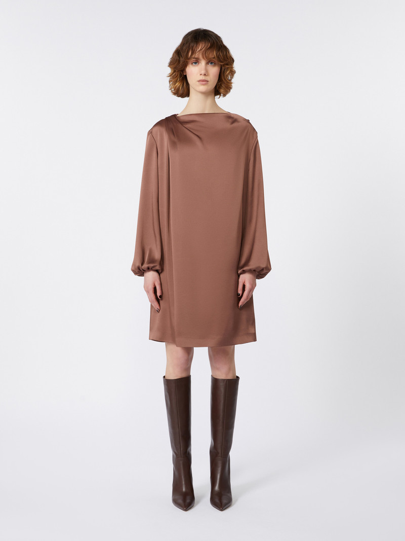 CABINA1234 Minidress in shiny envers satin 3