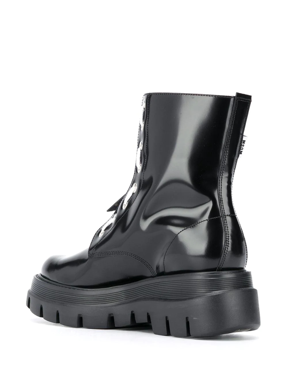 high-shine ankle-length boots - 3