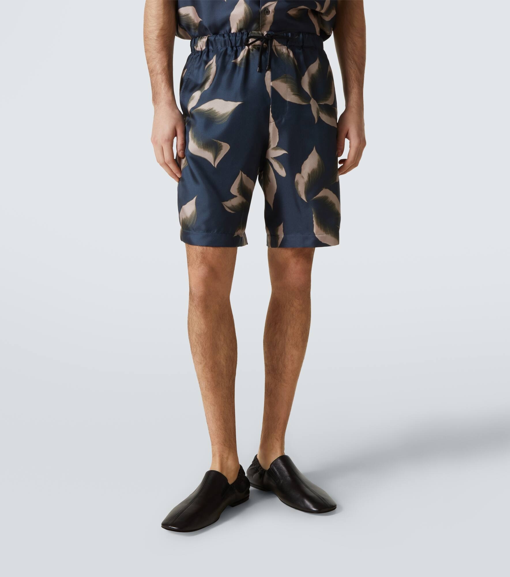 Printed silk shorts - 3