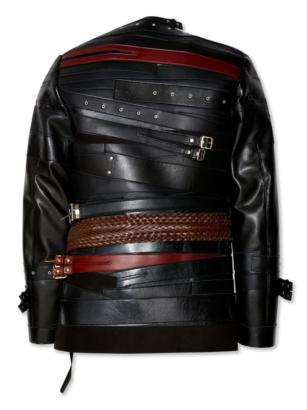 belt-embellished jacket - 2