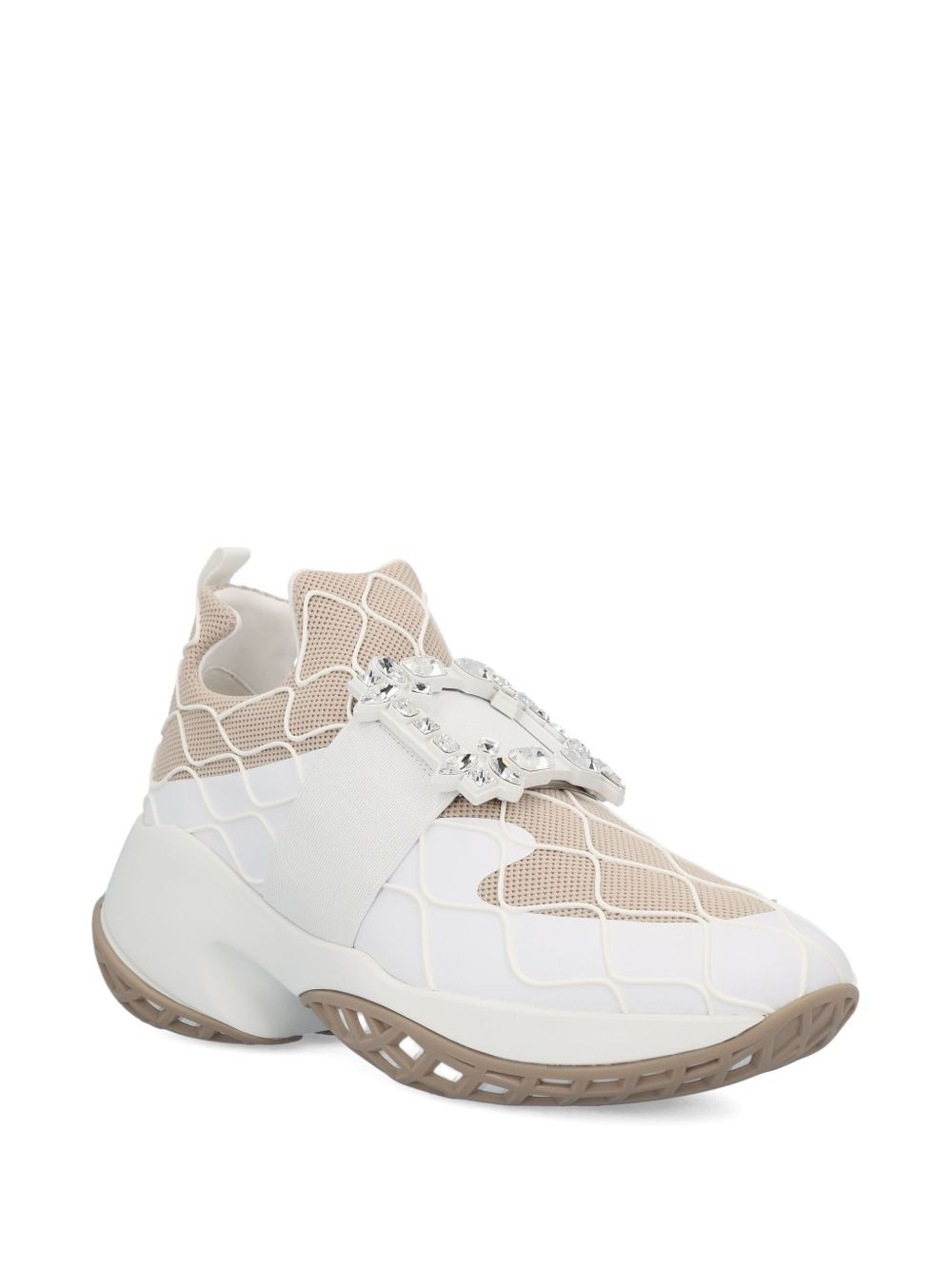 Viv' Run crystal-embellished mesh sneakers - 2