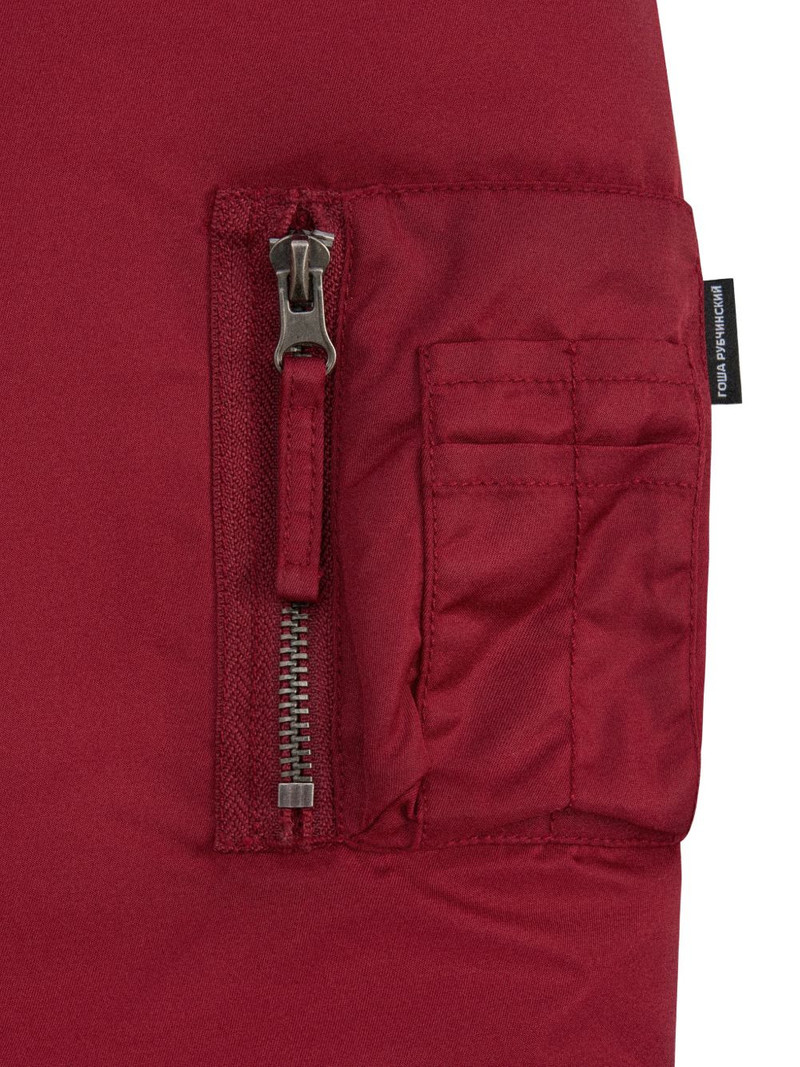 padded pocket-detail bomber jacket 4