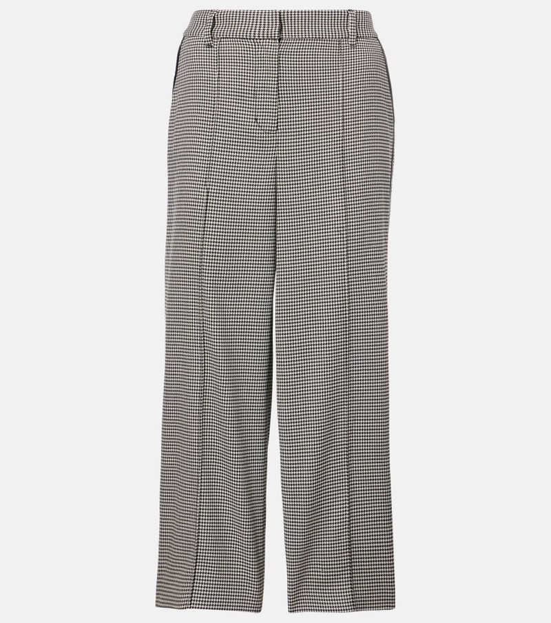 Miki checked capri pants - 1