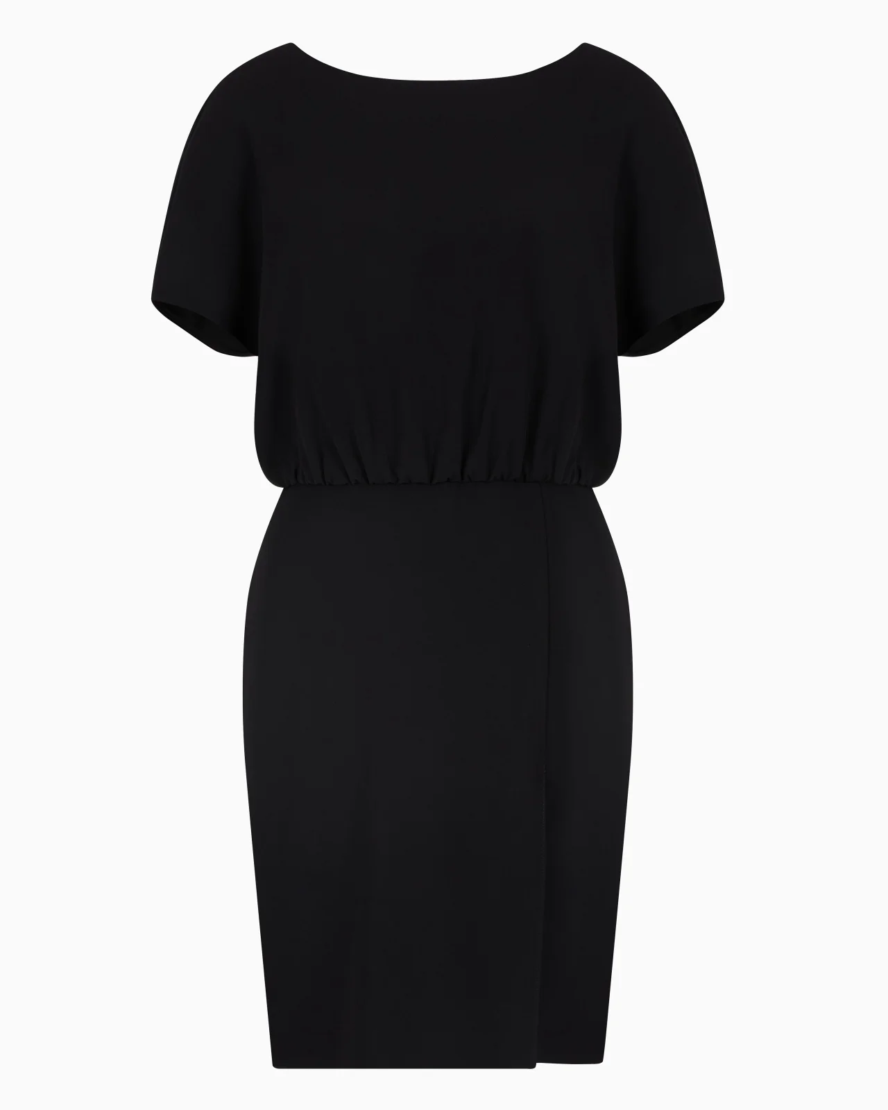 TECHNICAL CADY DRESS WITH BATWING SLEEVES - 1