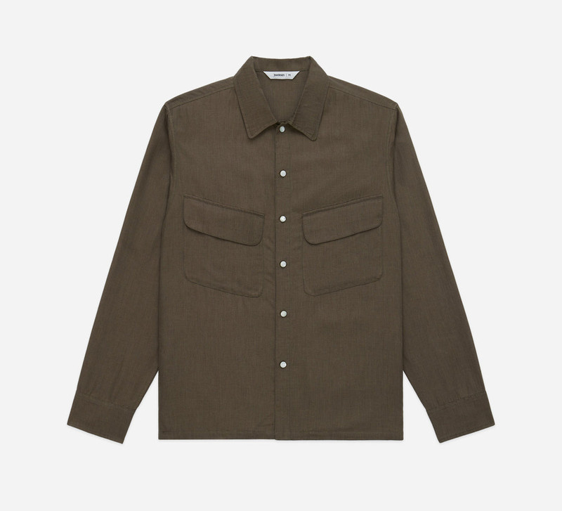 Western Overshirt - Earth Wool/Lyocell 1