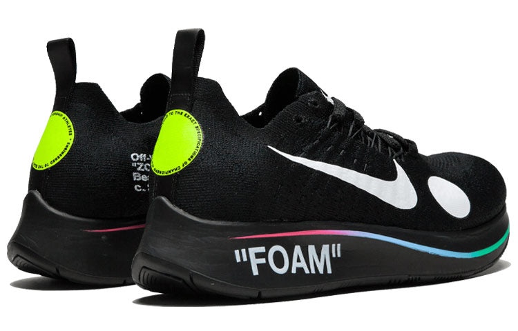 Nike x Off-White Zoom Fly Mercurial Flyknit 'Black' AO2115-001 - 4