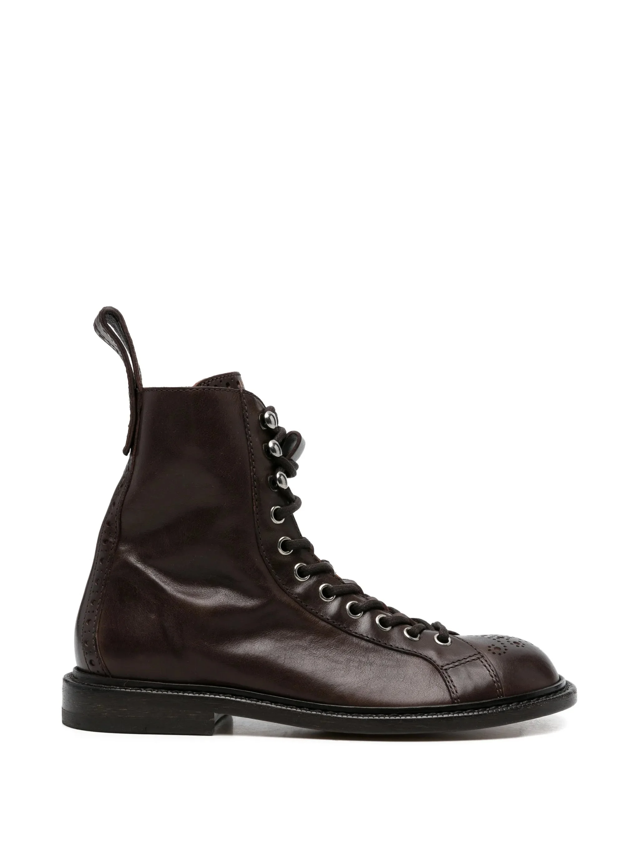 Versace Lace-up Brogue Boots - 1