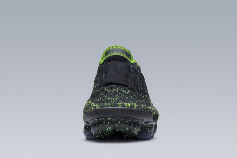 AVM-007 Nike® Air VaporMax Flyknit Moc 2  / Acronym® Black/Volt/Black - 7