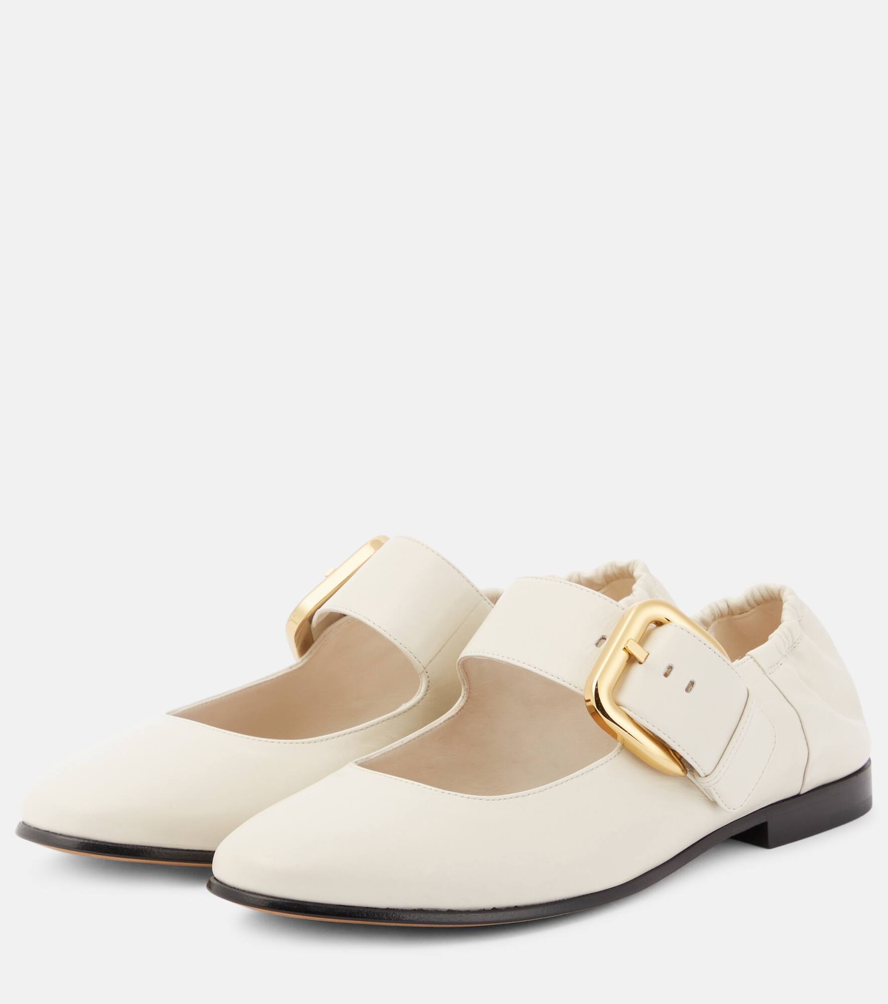 Astaire leather Mary Jane flats - 5