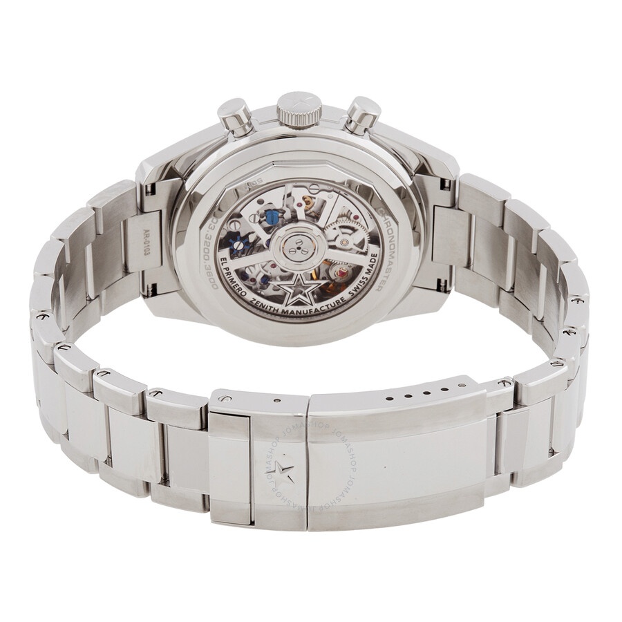 Zenith Chronomaster Original Boutique Edition Chronograph Automatic Chronometer Blue Dial Men's Watc - 3
