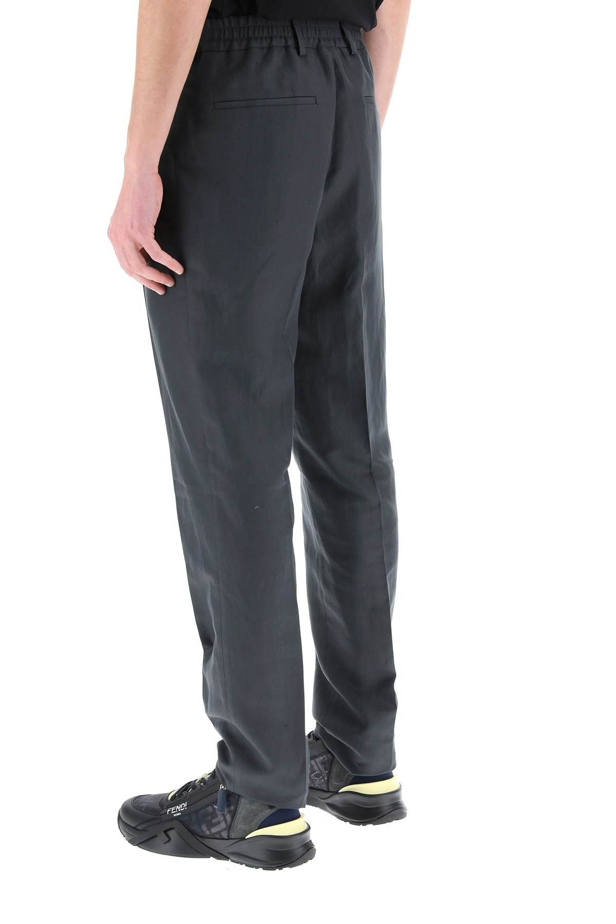 LINEN TROUSERS - 4