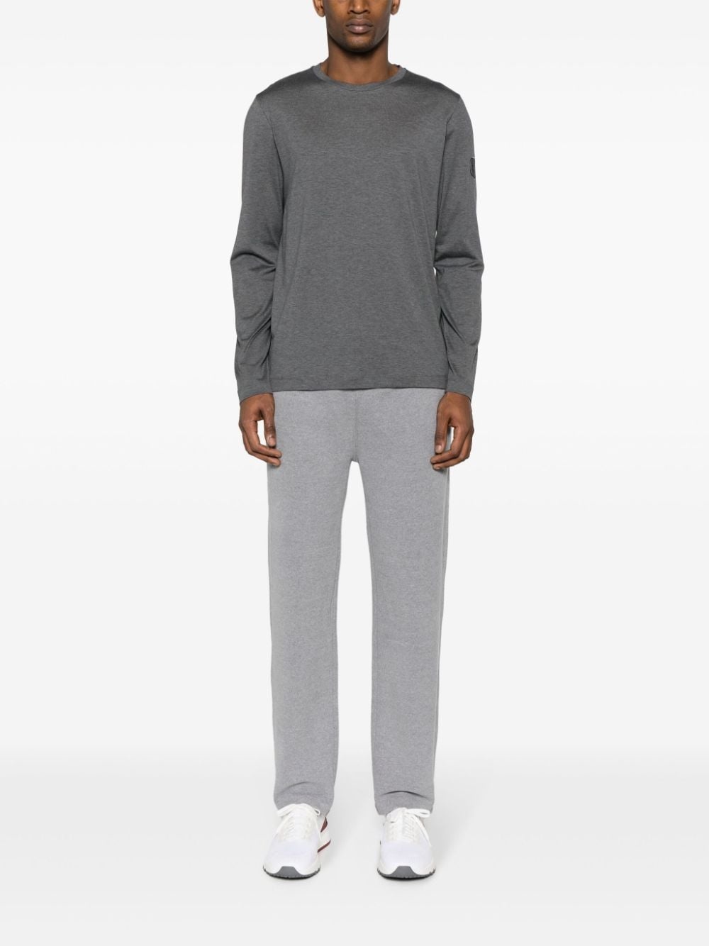 drawstring tapered track pants - 2