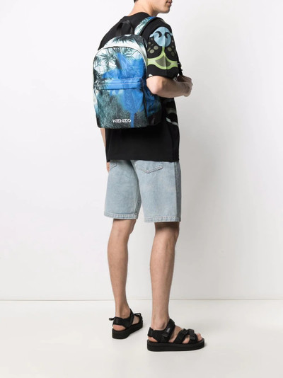 KENZO graphic-print adjustable-strap backpack outlook