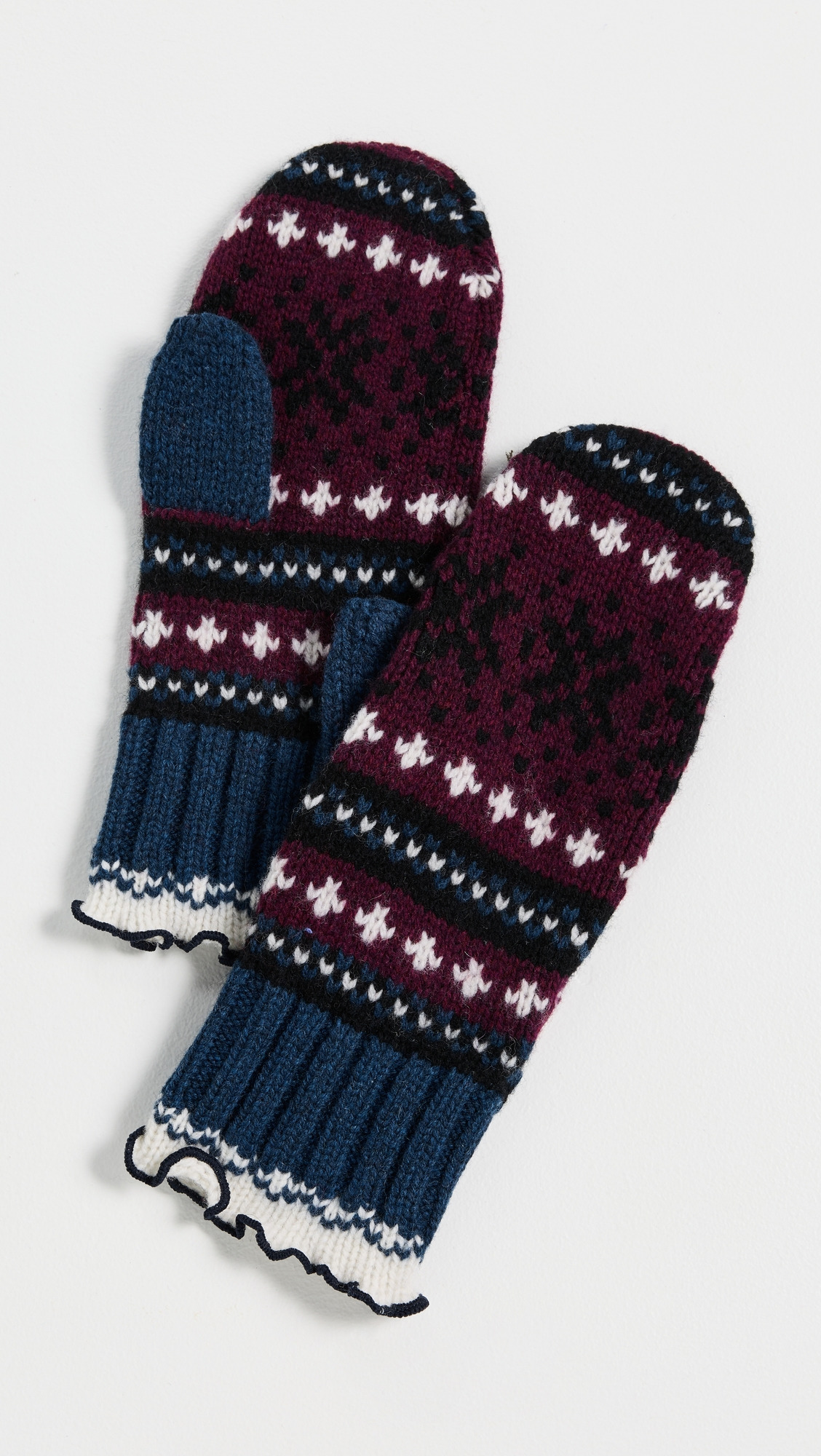 Linea Fair Isle Mittens - 1