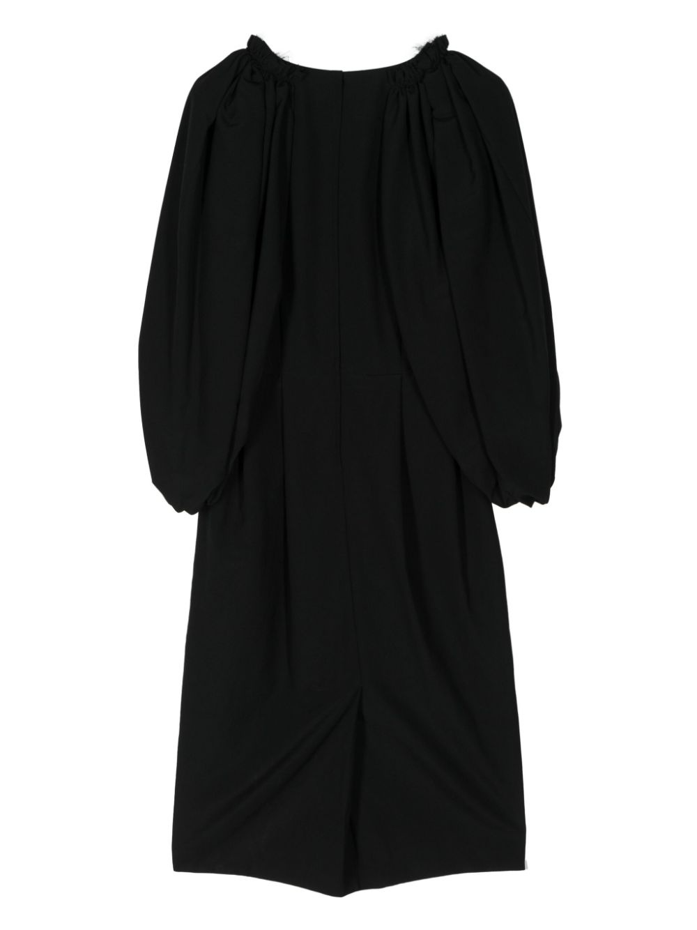 Crease Effect Midi Dress - 2