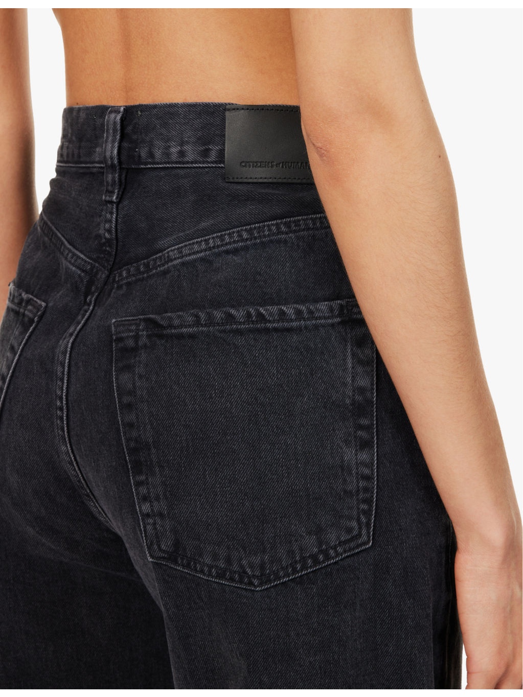Ayla raw-hem wide-leg jeans - 6