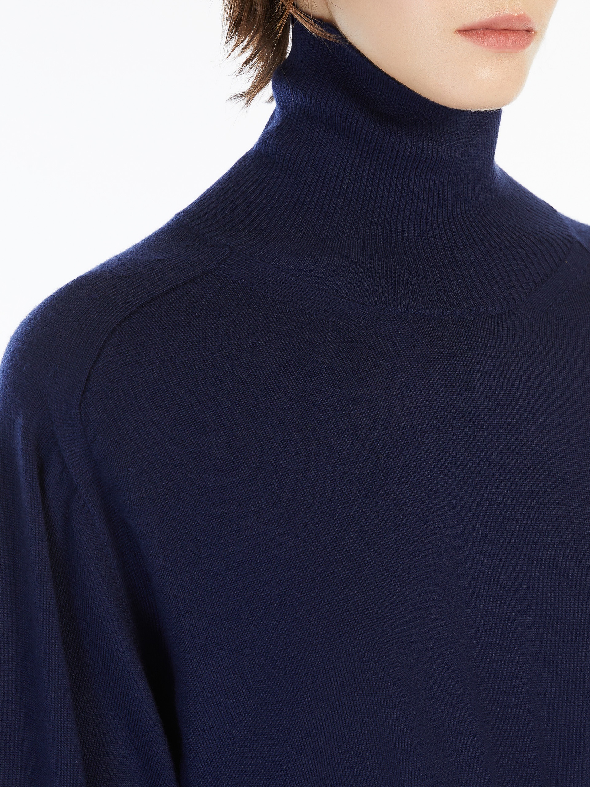 ULULATO Cropped mock polo-neck sweater - 5