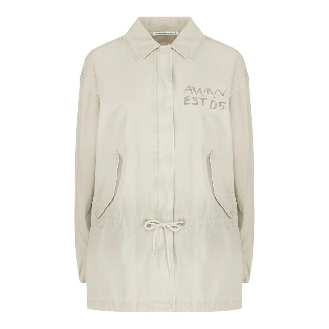 Dropped Waist Parka - 1