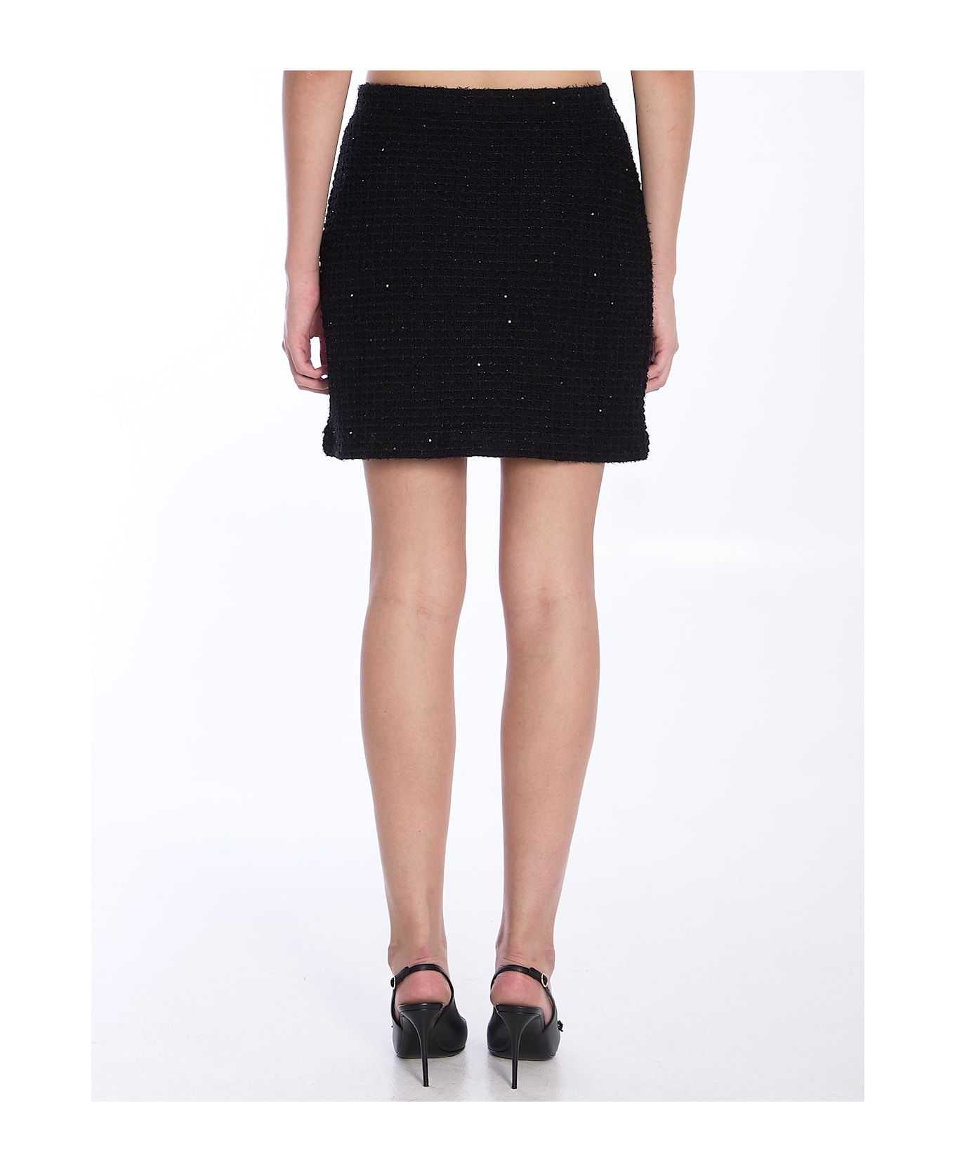 Textured Knit Miniskirt - 4