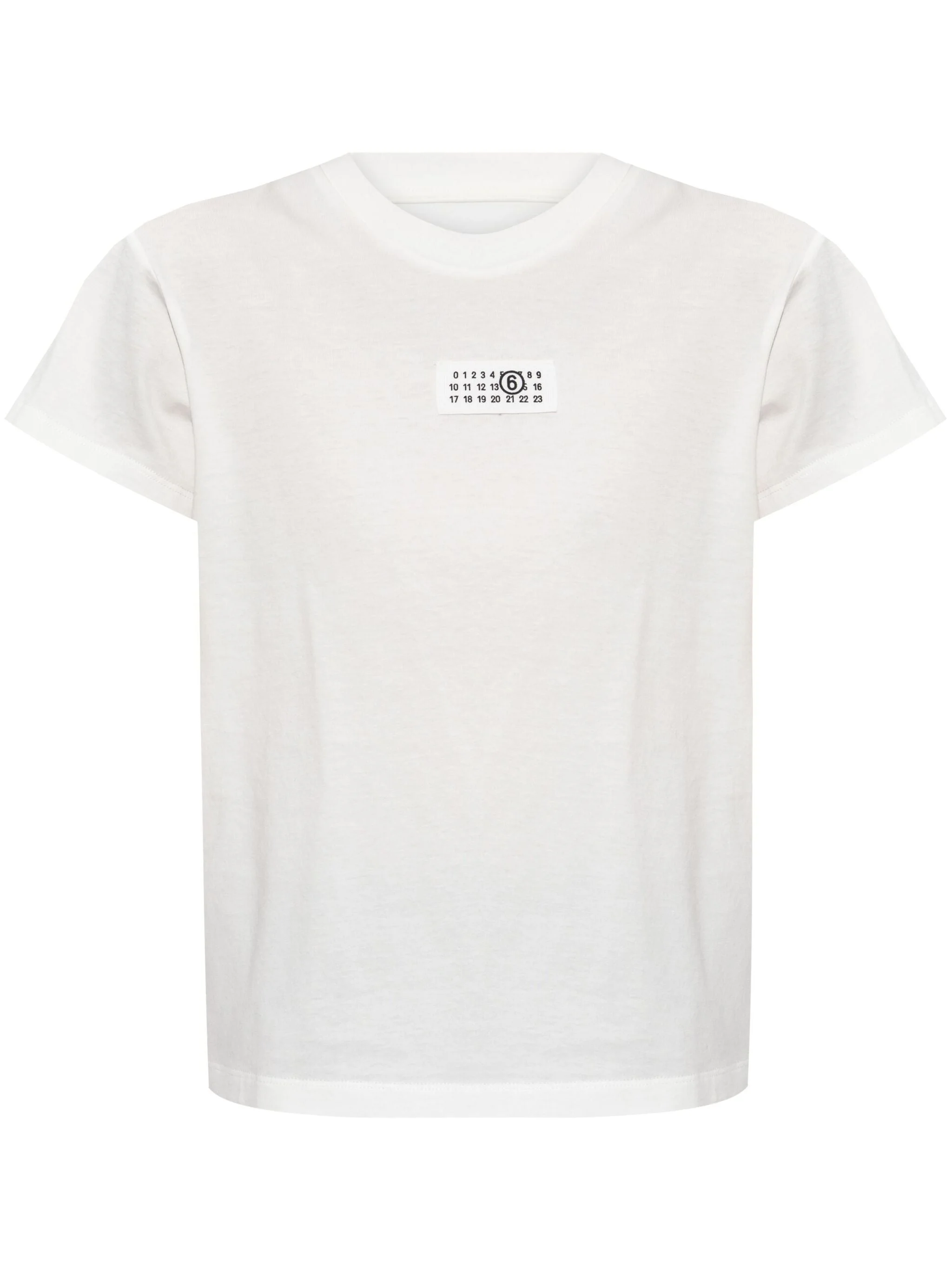 Mm6 Maison Margiela Numbers-motif Cotton T-shirt - 1