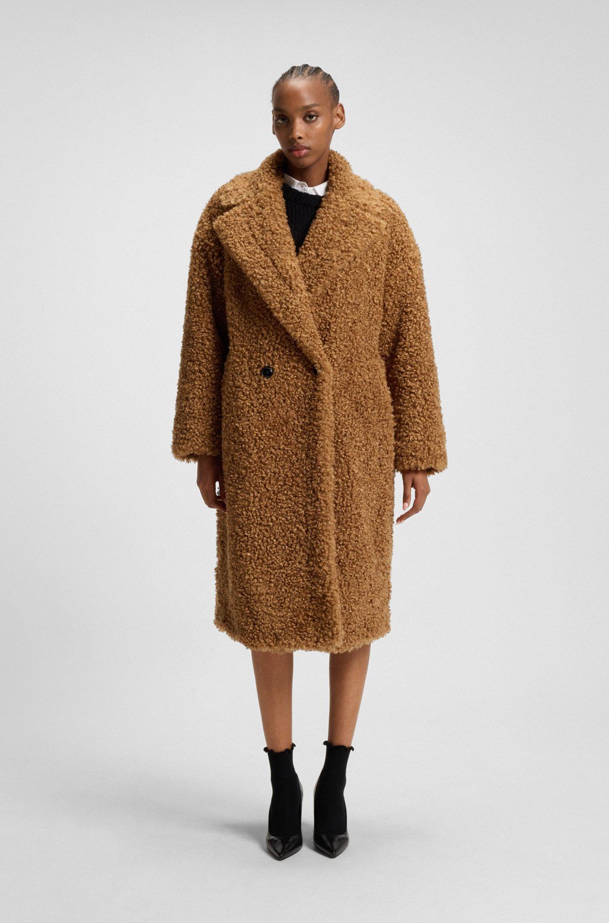 OVERSIZE-FIT COAT IN FAUX FUR - 2