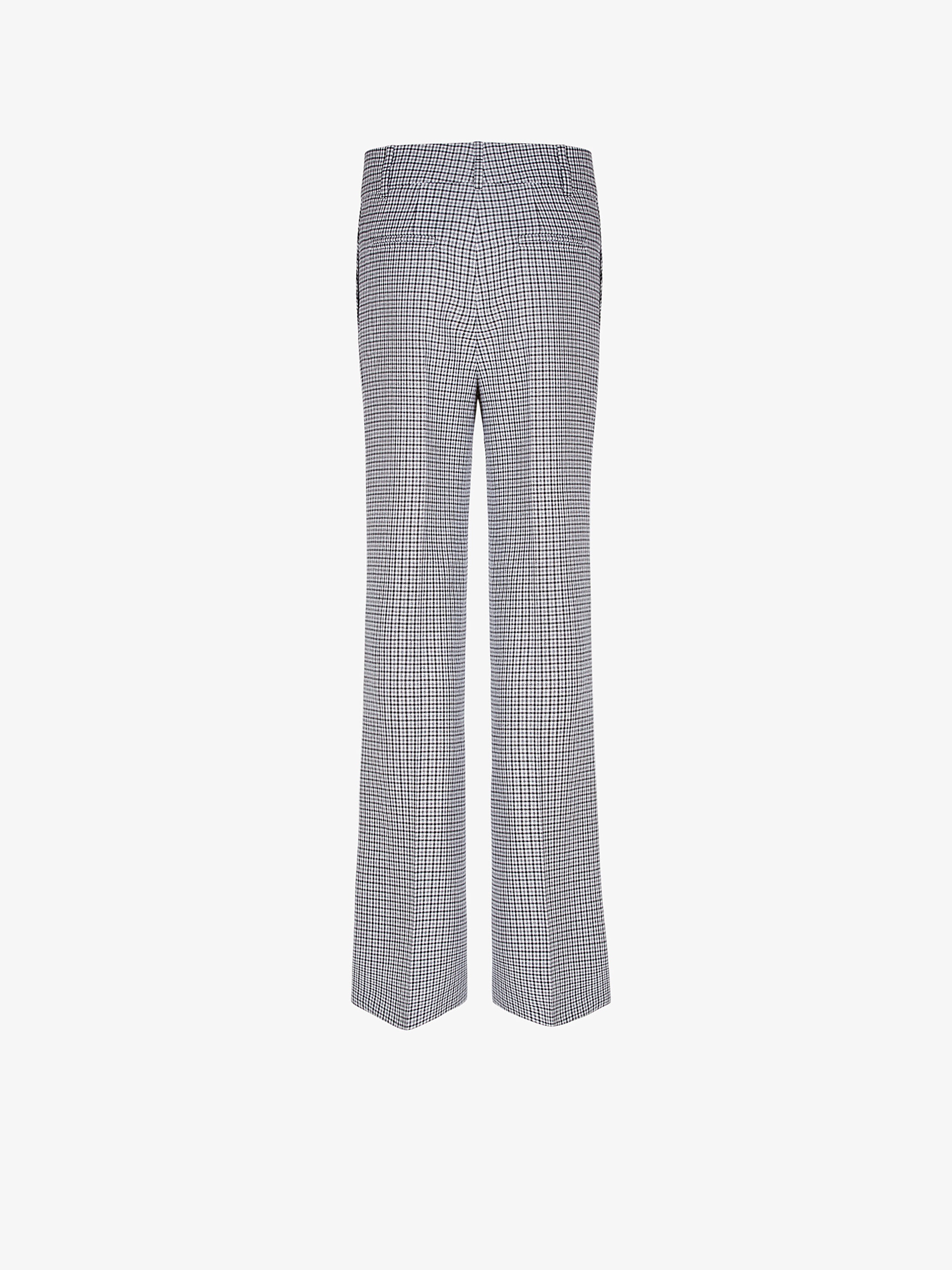 High waisted pants in houndstooth wool - 4