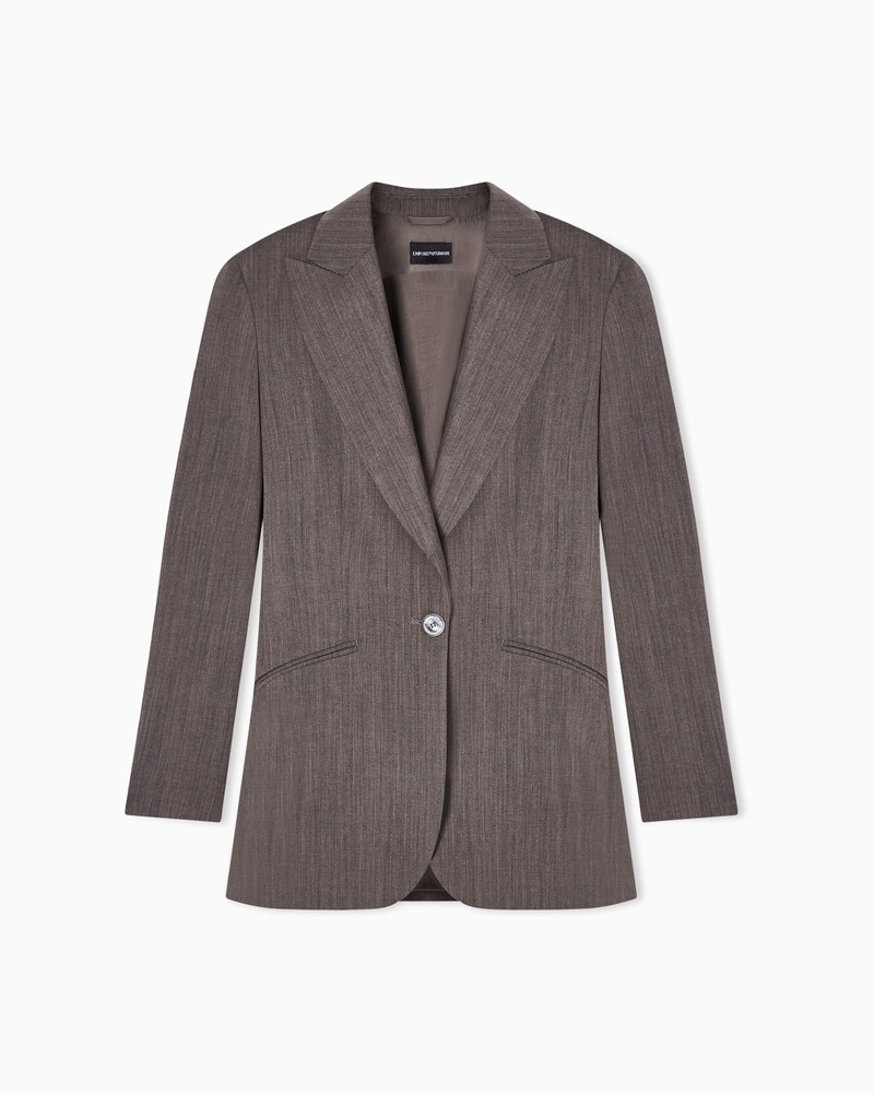 LIGHT WOOL SINGLE-BREASTED JACKET 1
